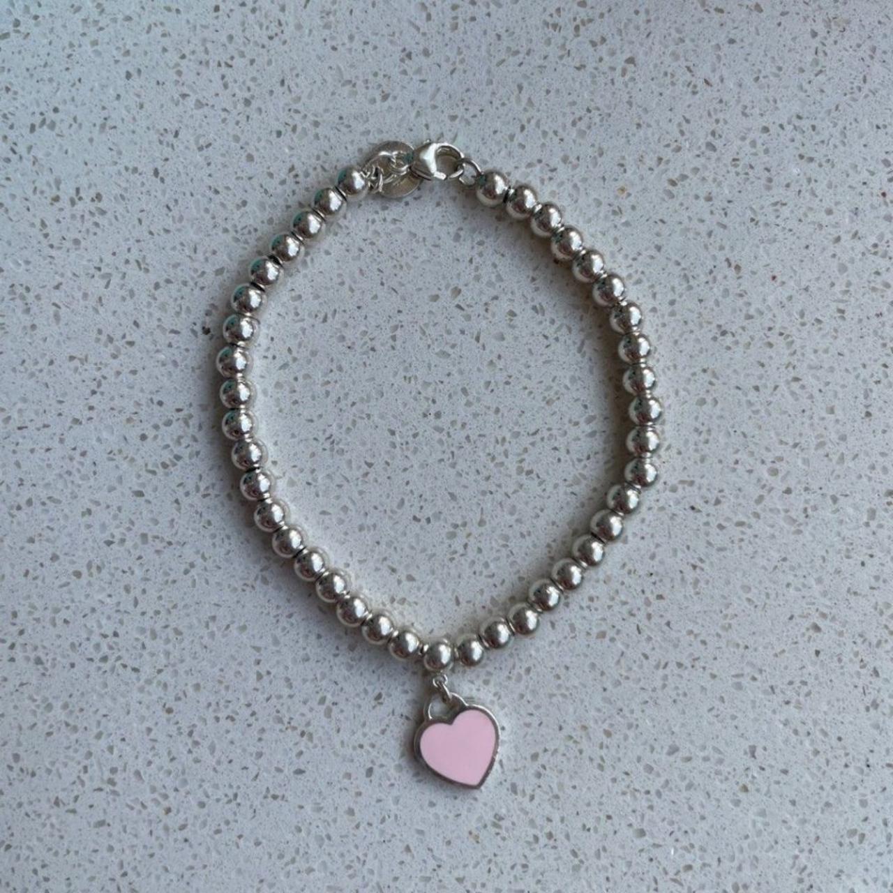 Tiffany Co Pink Heart Tag Silver Depop