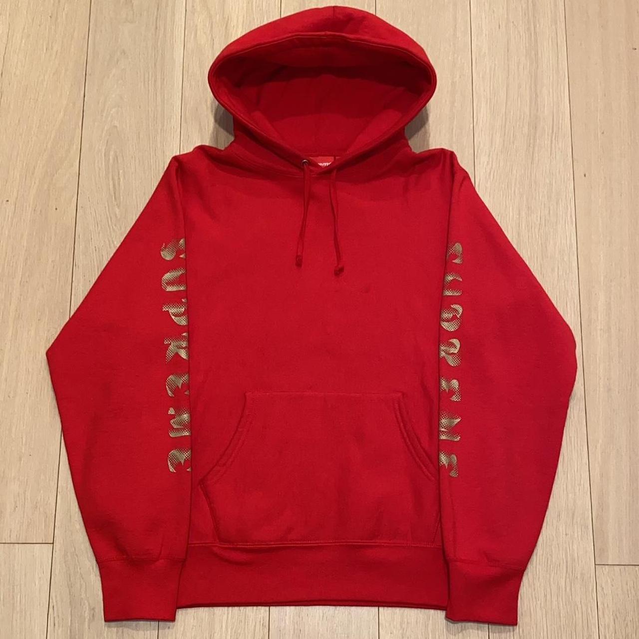 Supreme sweater shop mens gold