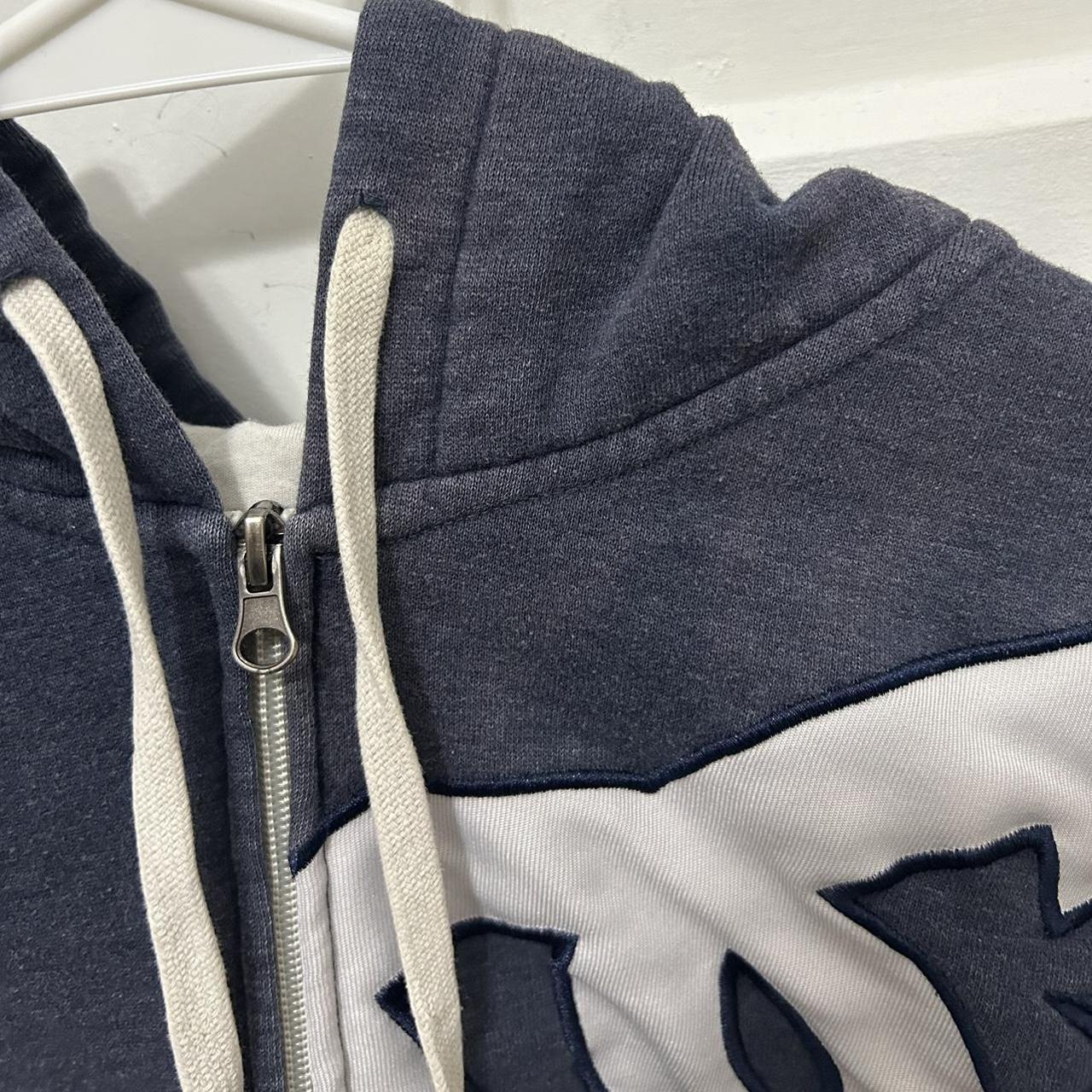 Blue DC Zip-Up Hoodie. Well loved hoodie that I... - Depop