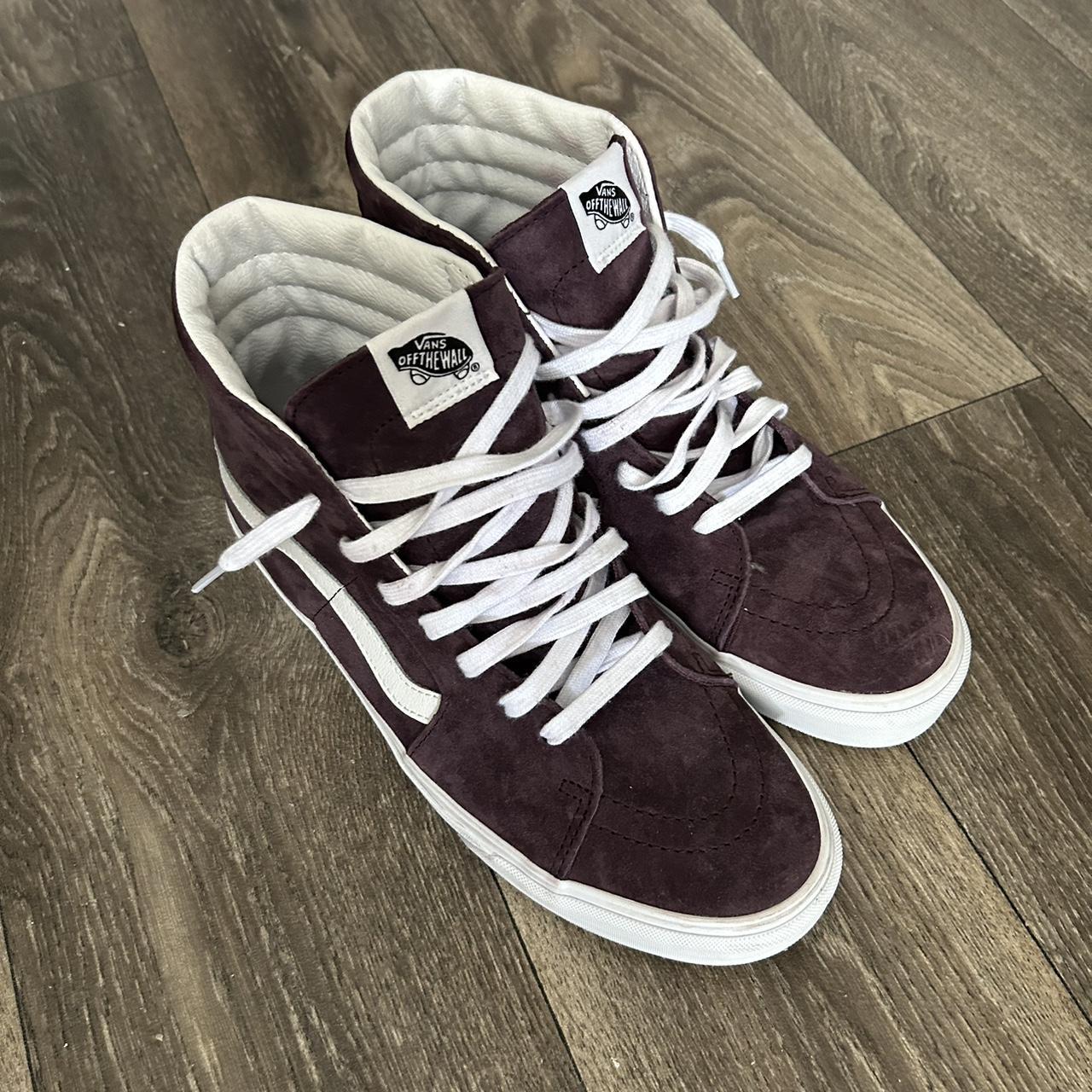 Burgundy vans hot sale size 5