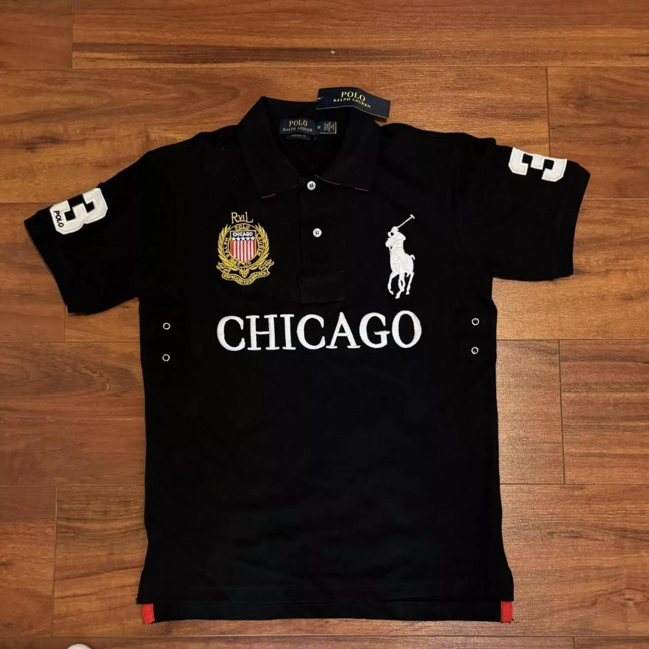 Chief Keef “Chicago” Ralph Lauren polo t-shirt... - Depop