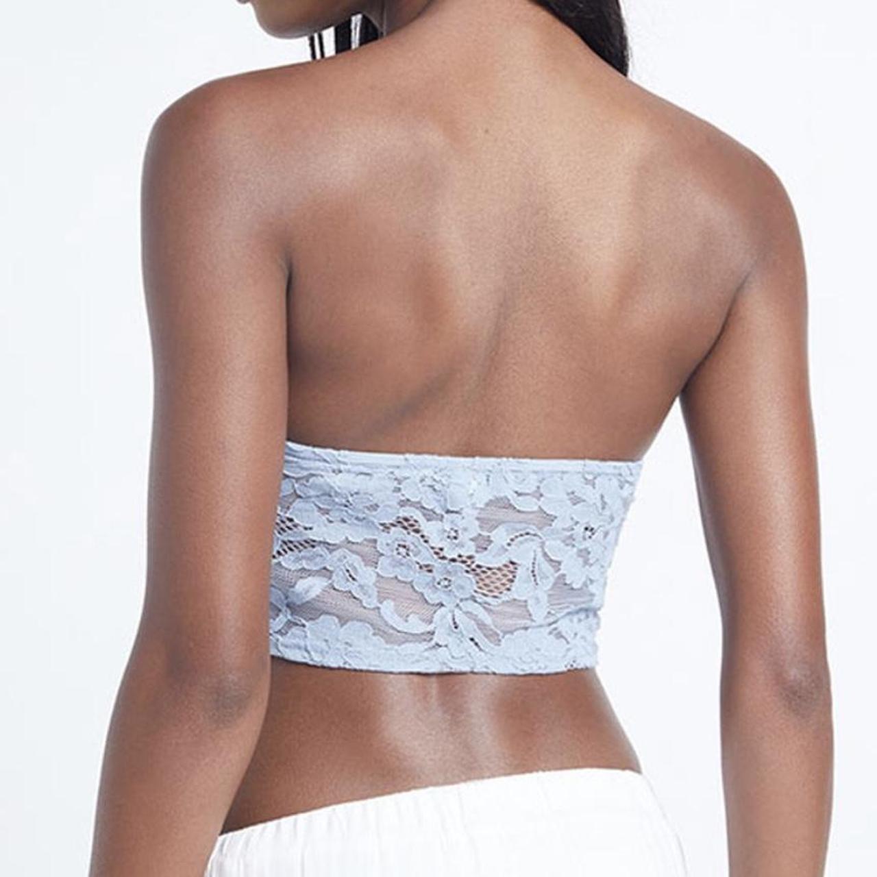 Kendall & Kylie Strapless Lace Corset Top