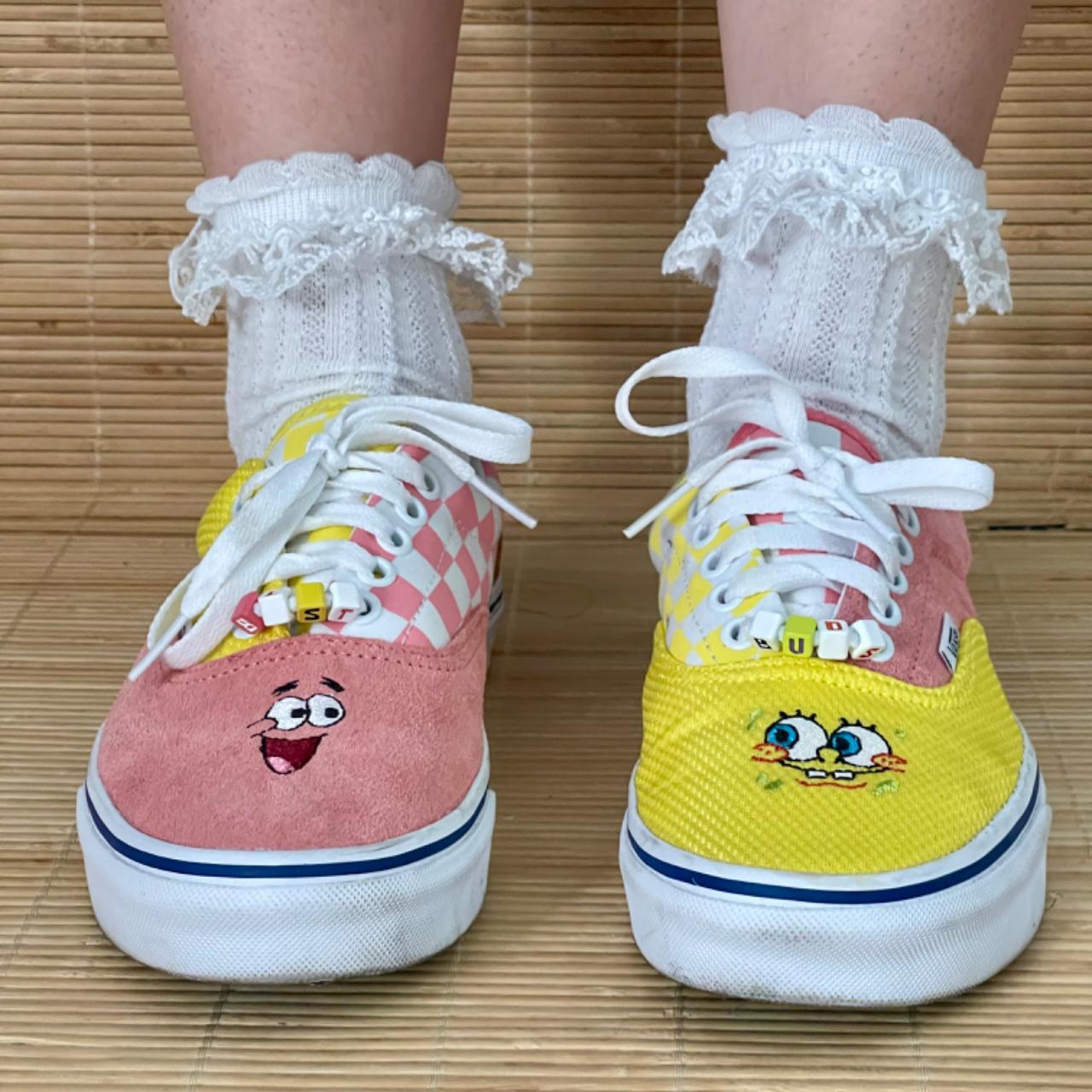 SpongeBob y2k Vans Super cute, fits a size 8... - Depop