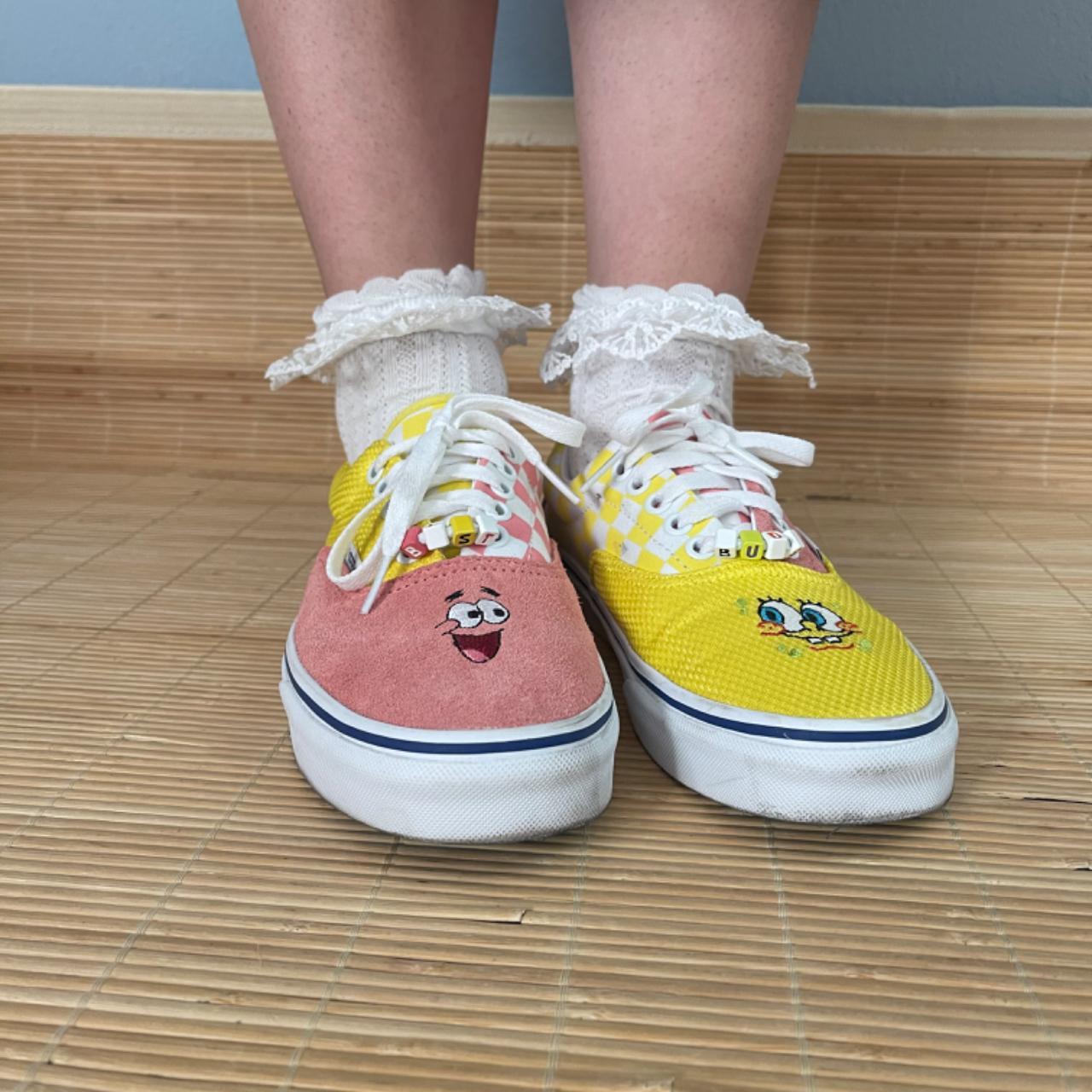 SpongeBob y2k Vans Super cute, fits a size 8... - Depop