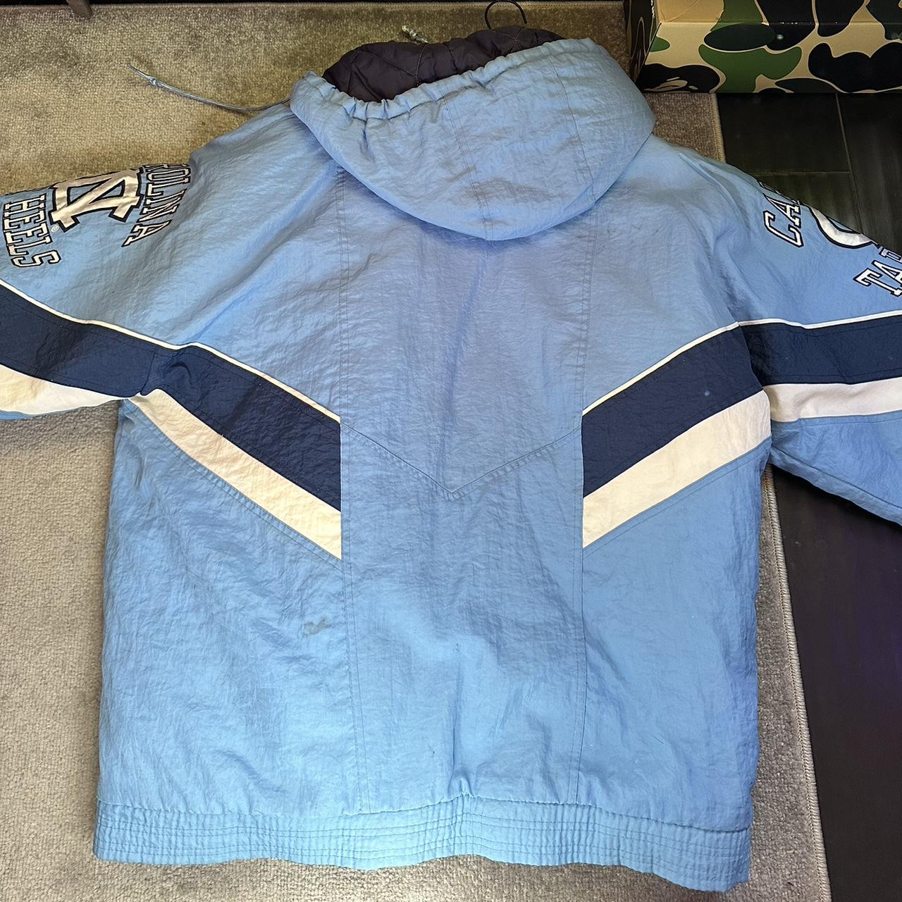 carolina starter jacket size xl starter carolina Depop