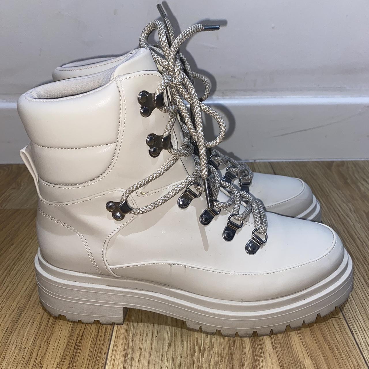 Suede Boots Primark Cream Boots Depop Floral Ankle Boots Primark