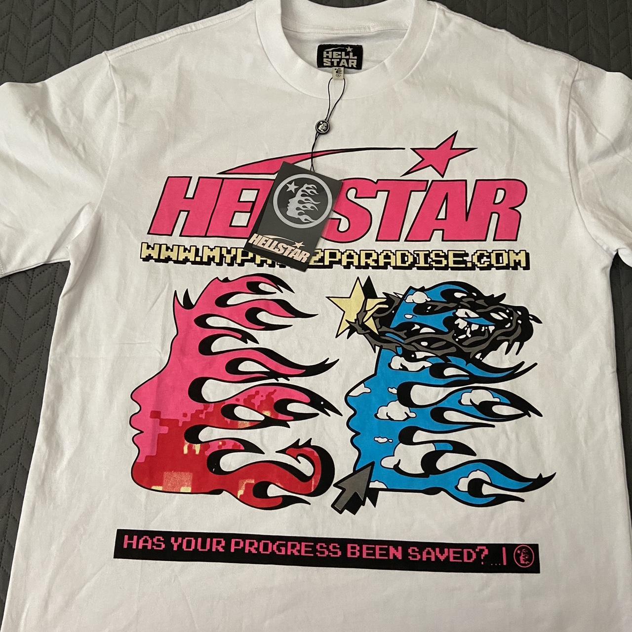 【 PROJECT】25SS★ Hallasan T-shirt Hellstar Studios (UNRELEASED) Sample Crack Print Tee - Green