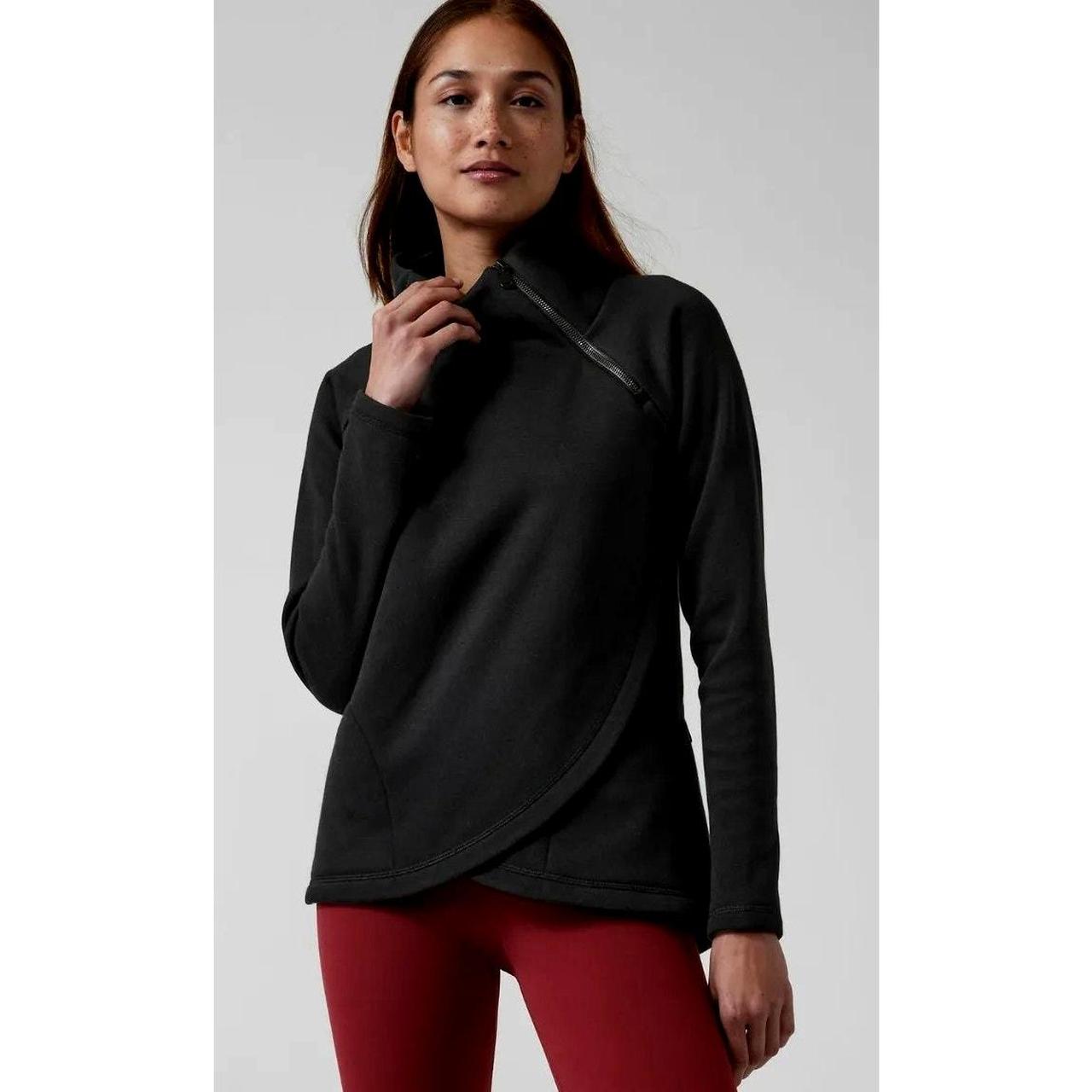 Athleta black sweatshirt sale