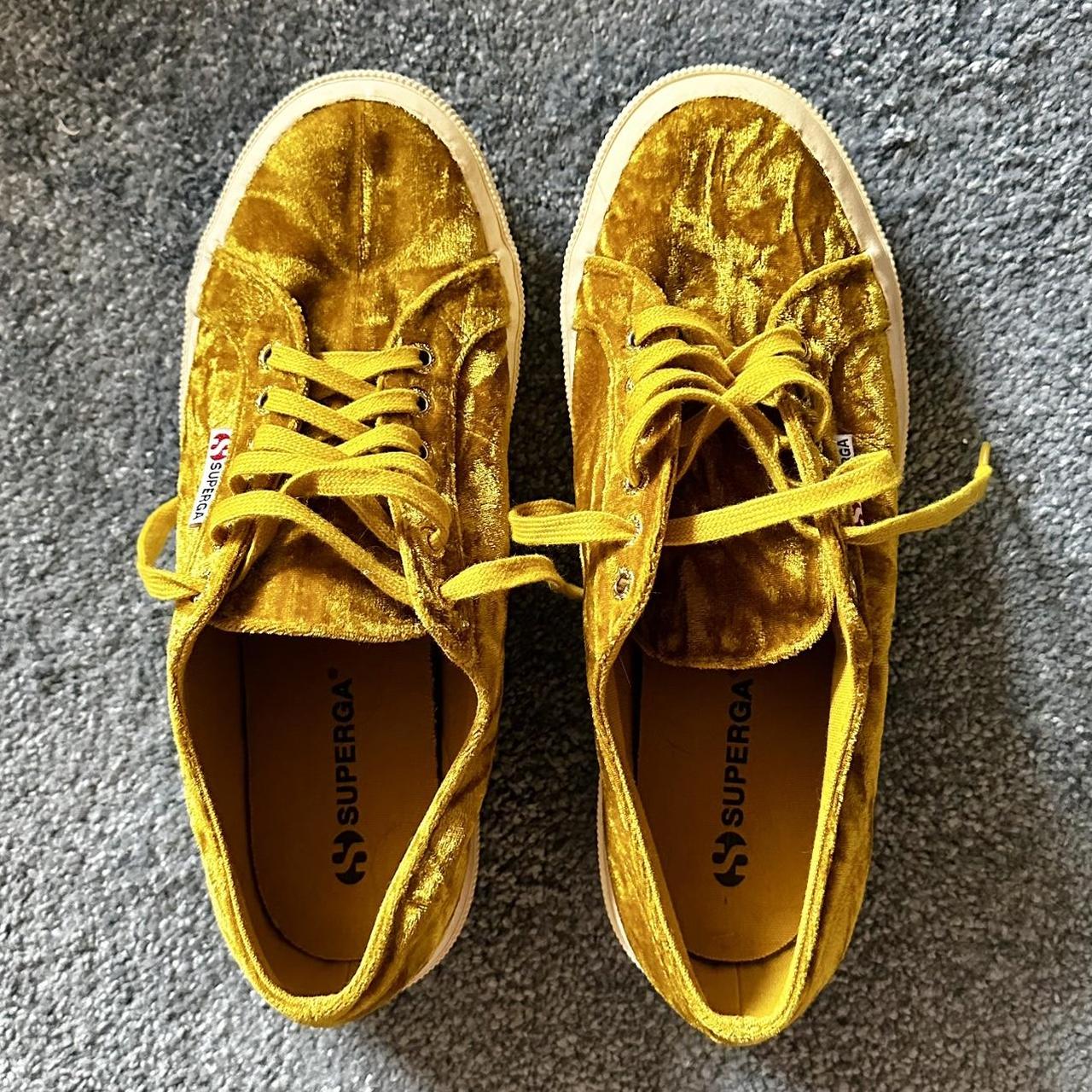 Superga yellow shoes on sale