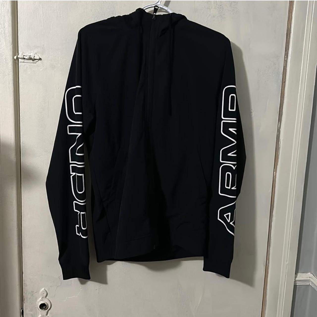 Mid 2000s under armour light weight zip up jacket.... Depop