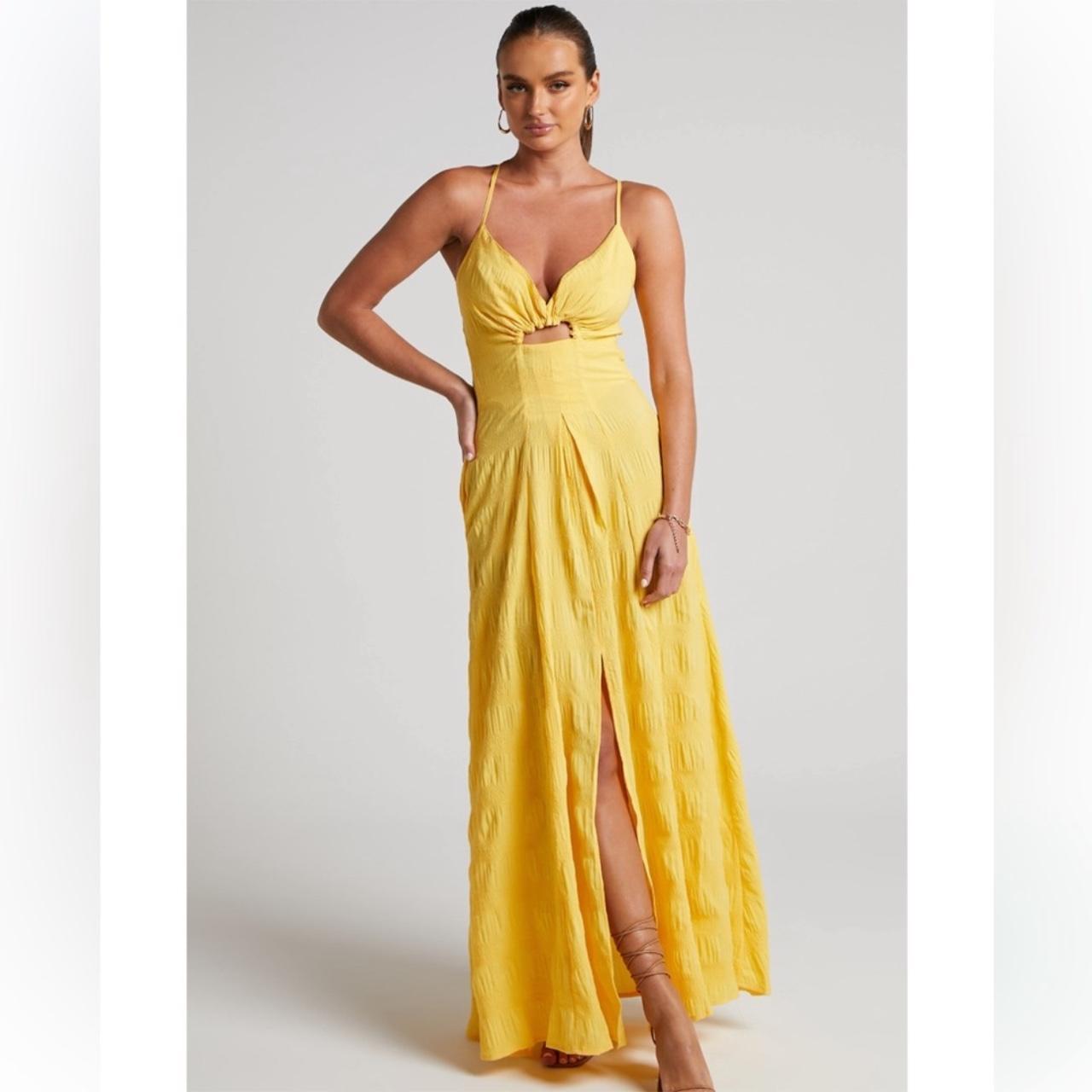 Showpo mustard dress sale