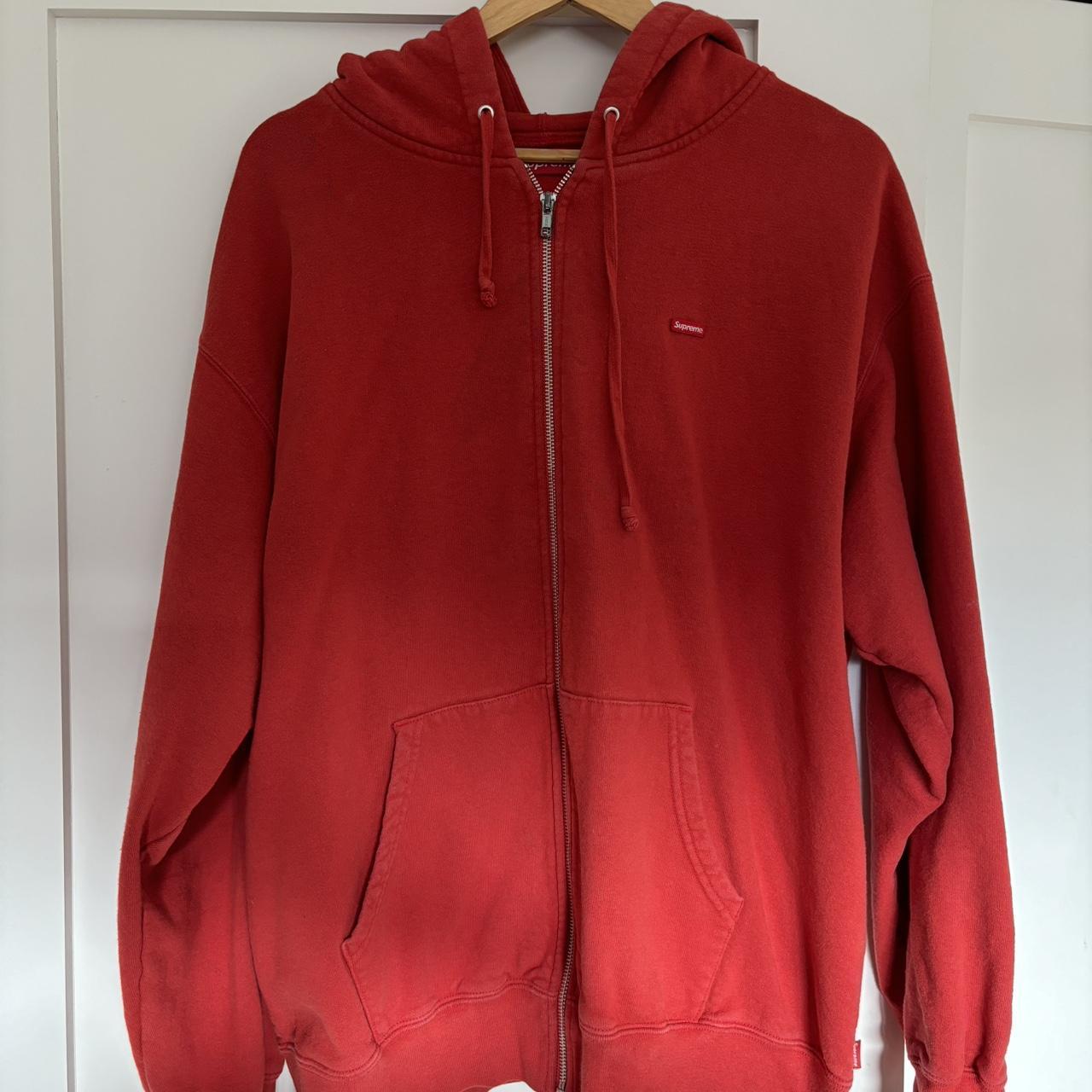 Supreme Small Box Zip Up Sweatshirt condition... - Depop