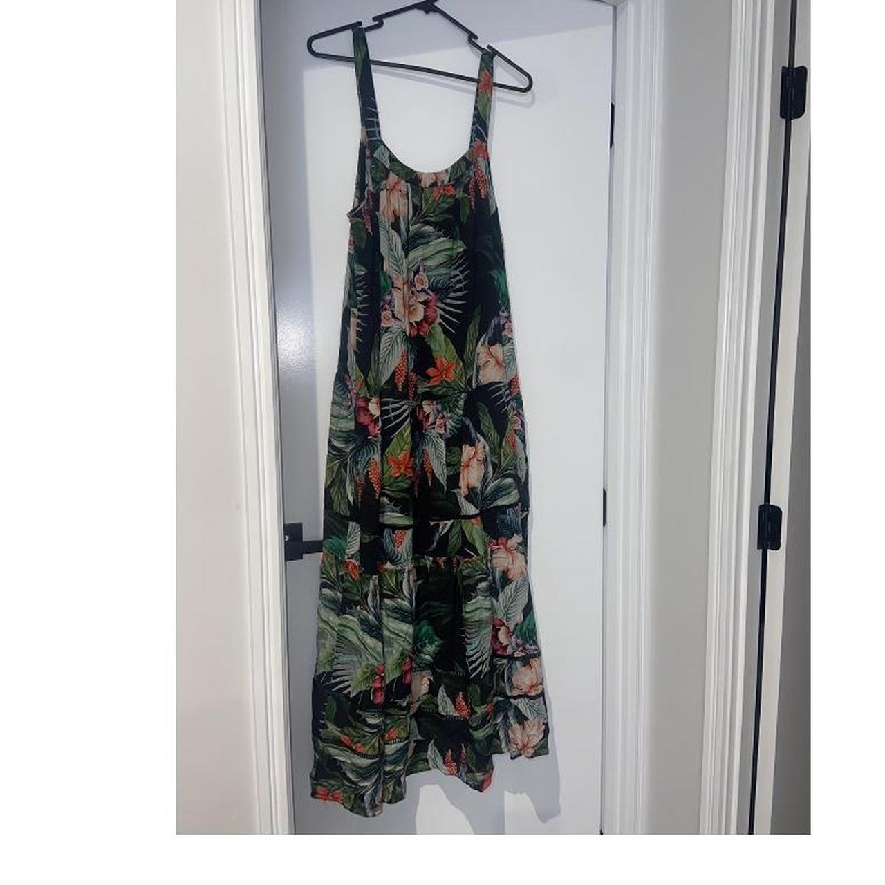 Witchery Floral Print Maxi Dress Size 14 Perfect Depop