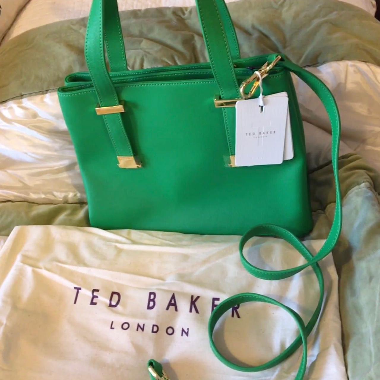 Leather handbag Ted Baker Green in Leather - 39906967
