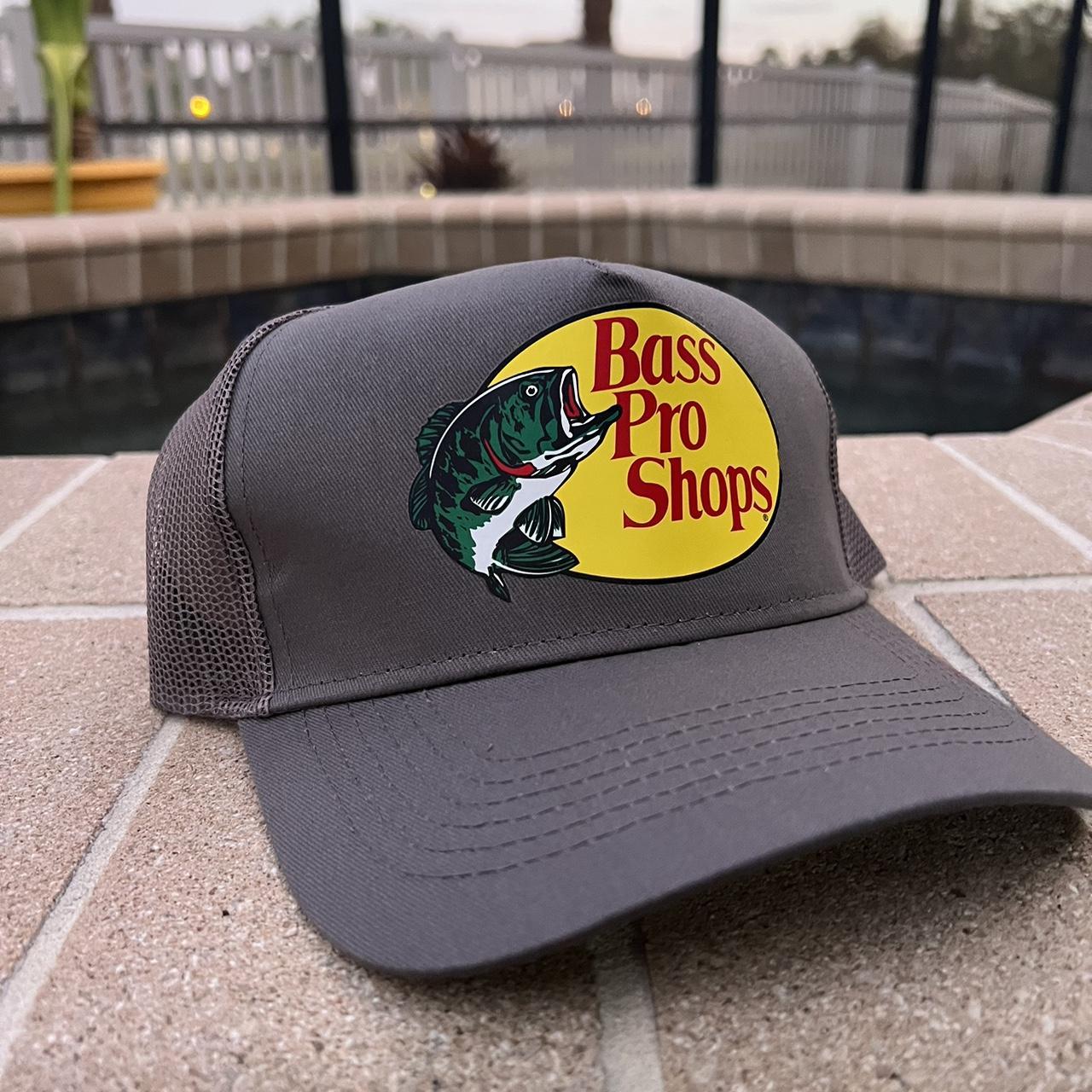 Bass pro hat Grey Mesh cap Brand new... Depop