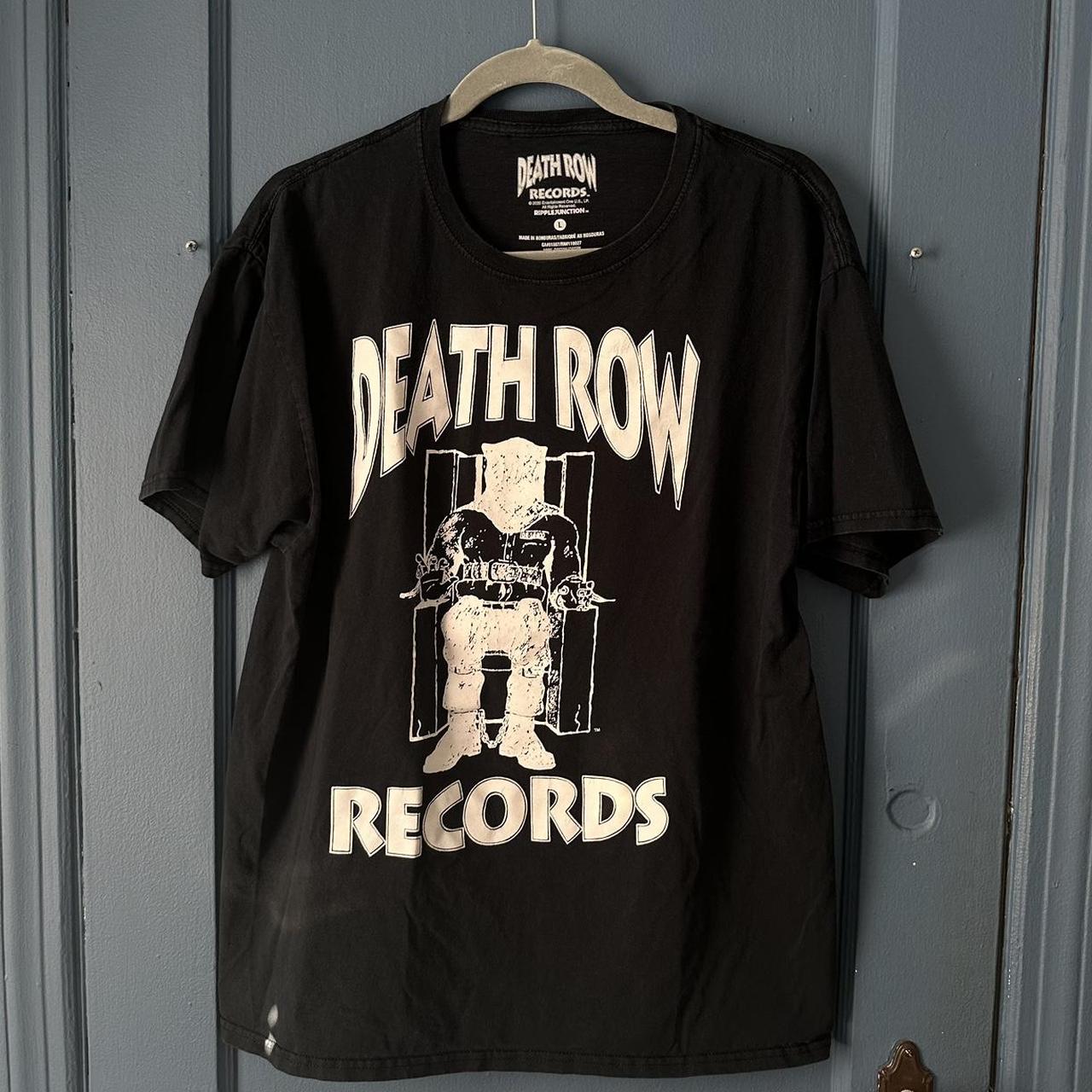 Vintage Inspired Death Row Records Graphic Tee Worn Depop 6293