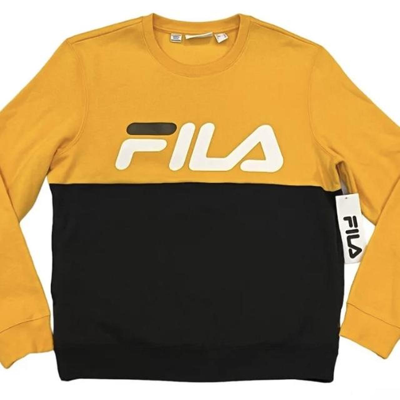 Fila sweater deals yellow