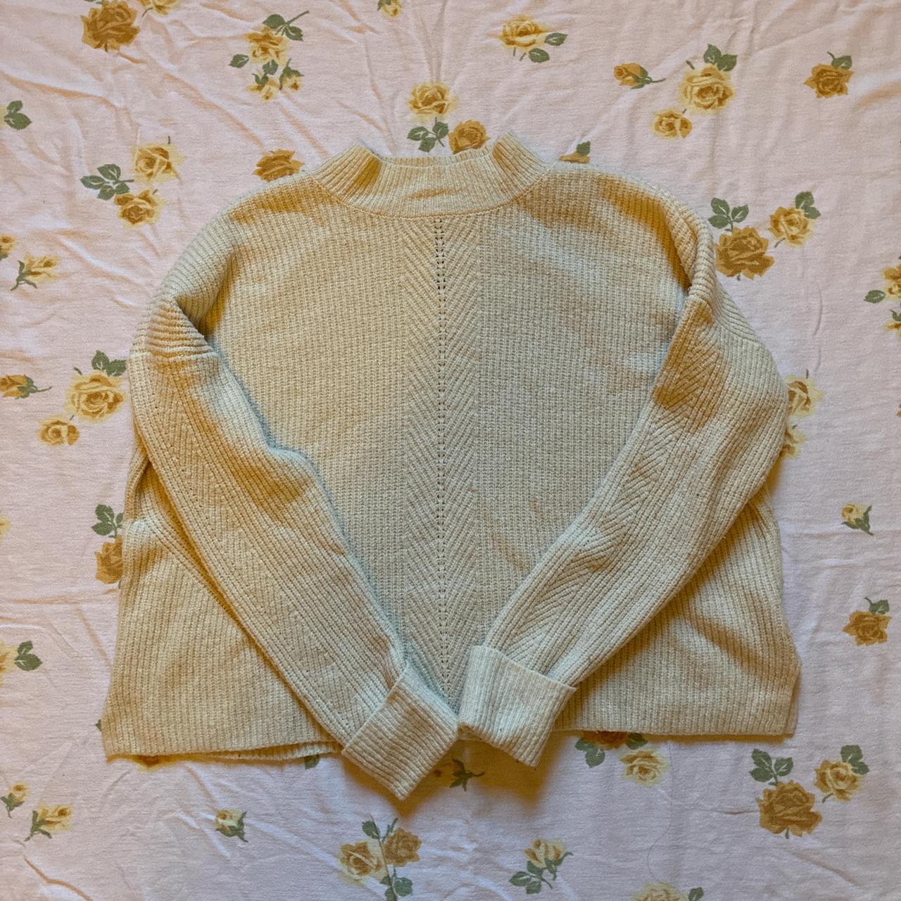 The Design Lab Women's Sweater - Cream/White - XS… - image 1