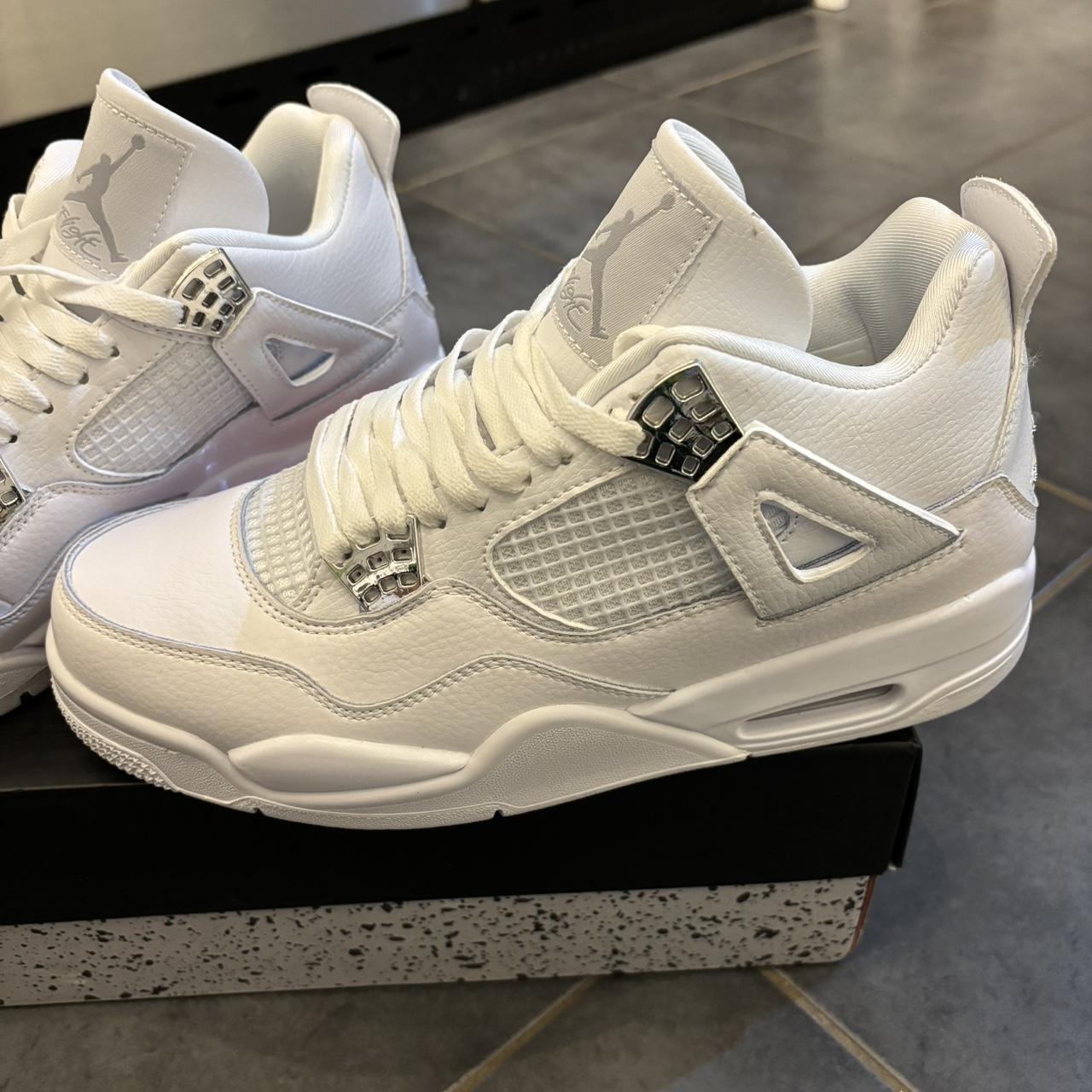 pure white jordan 4
