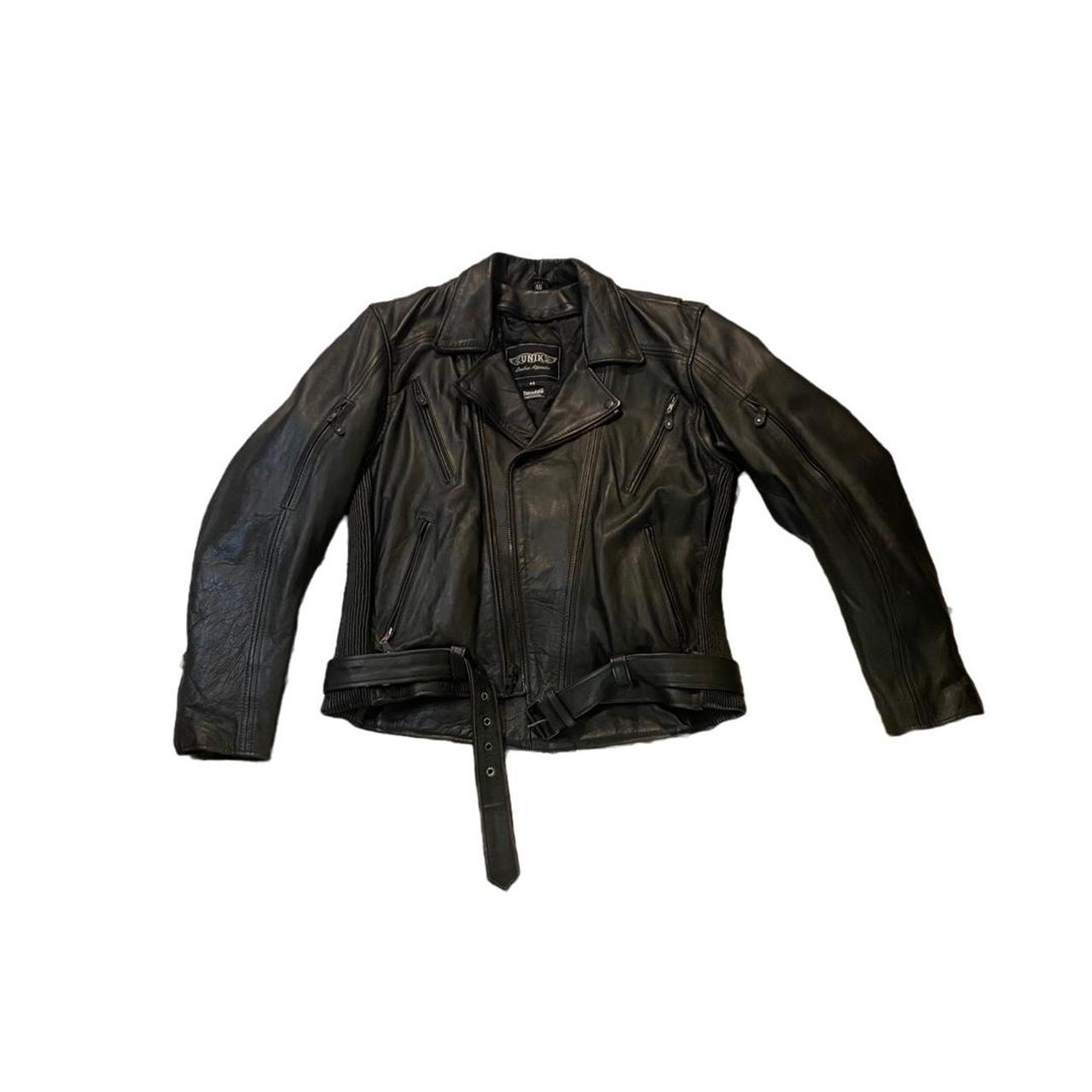 Unik leather motorcycle outlet jacket