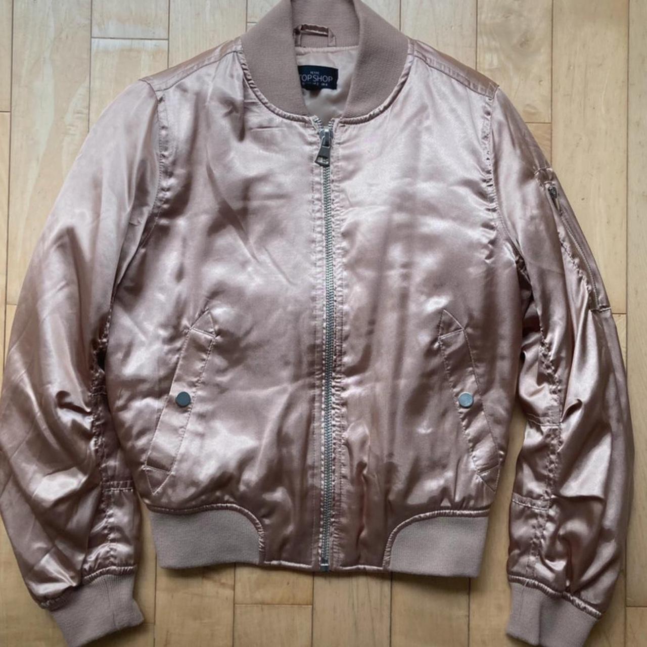 Topshop pink bomber jacket cheap