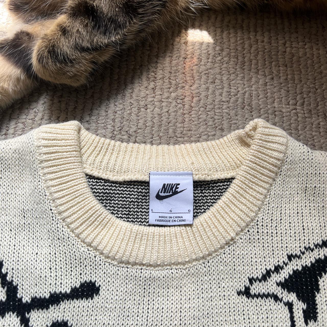 Stussy nike icon knit sweater Worn on multiple... - Depop