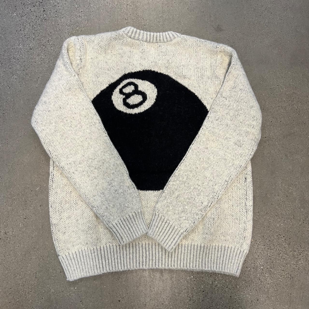 Stussy 8 Ball Knitted Sweater Worn only to try on... - Depop