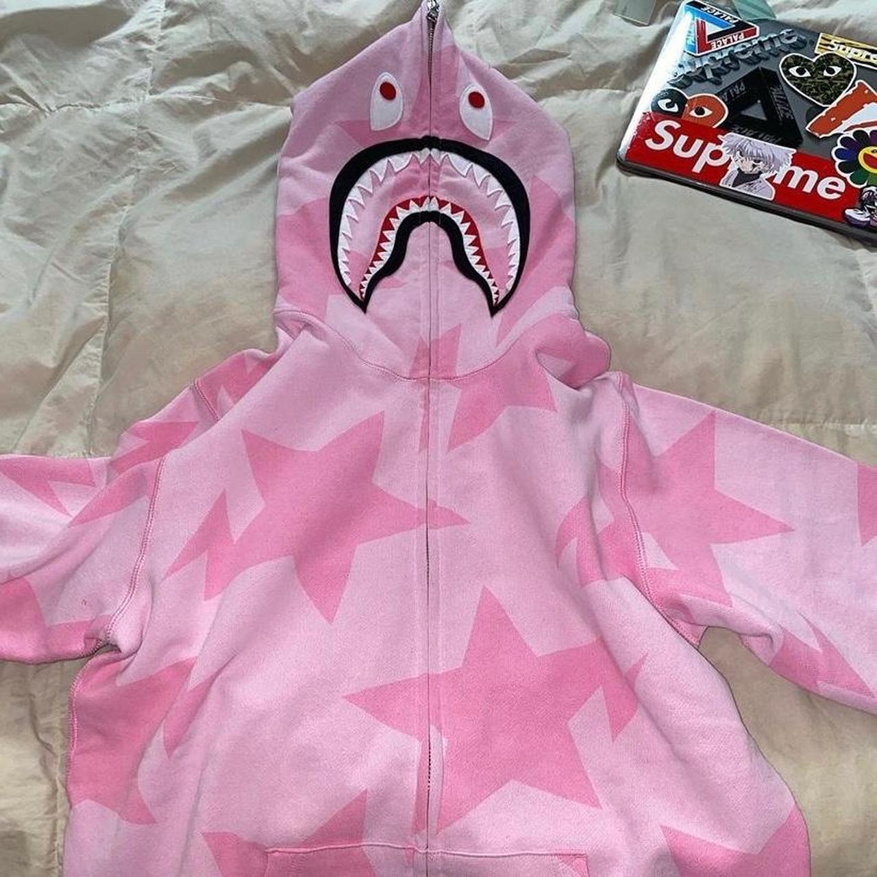 Bape pink camo hoodie Comes with tags Perfect... - Depop