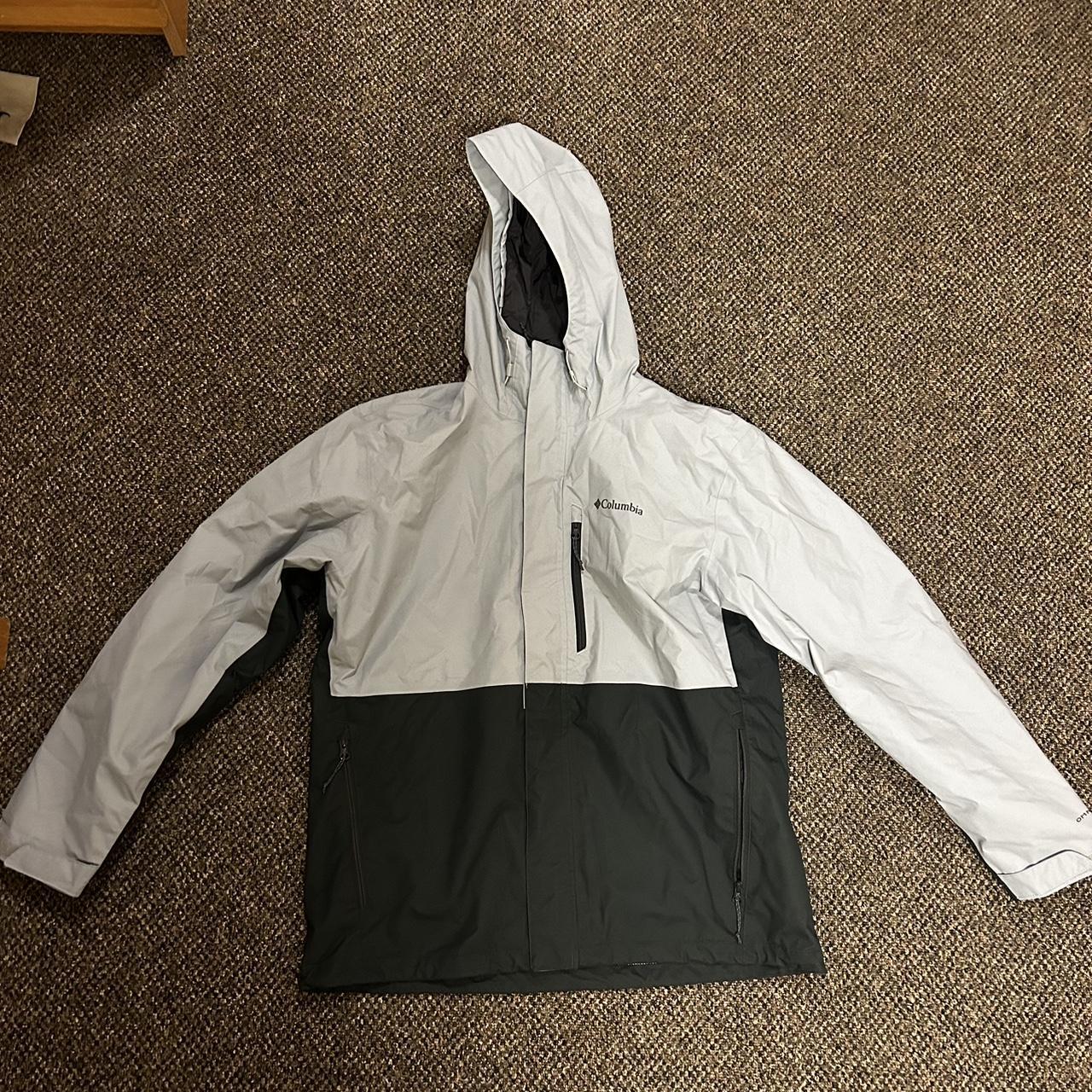 Grey Colombia Rain Jacket. Retail Price $80 - Depop