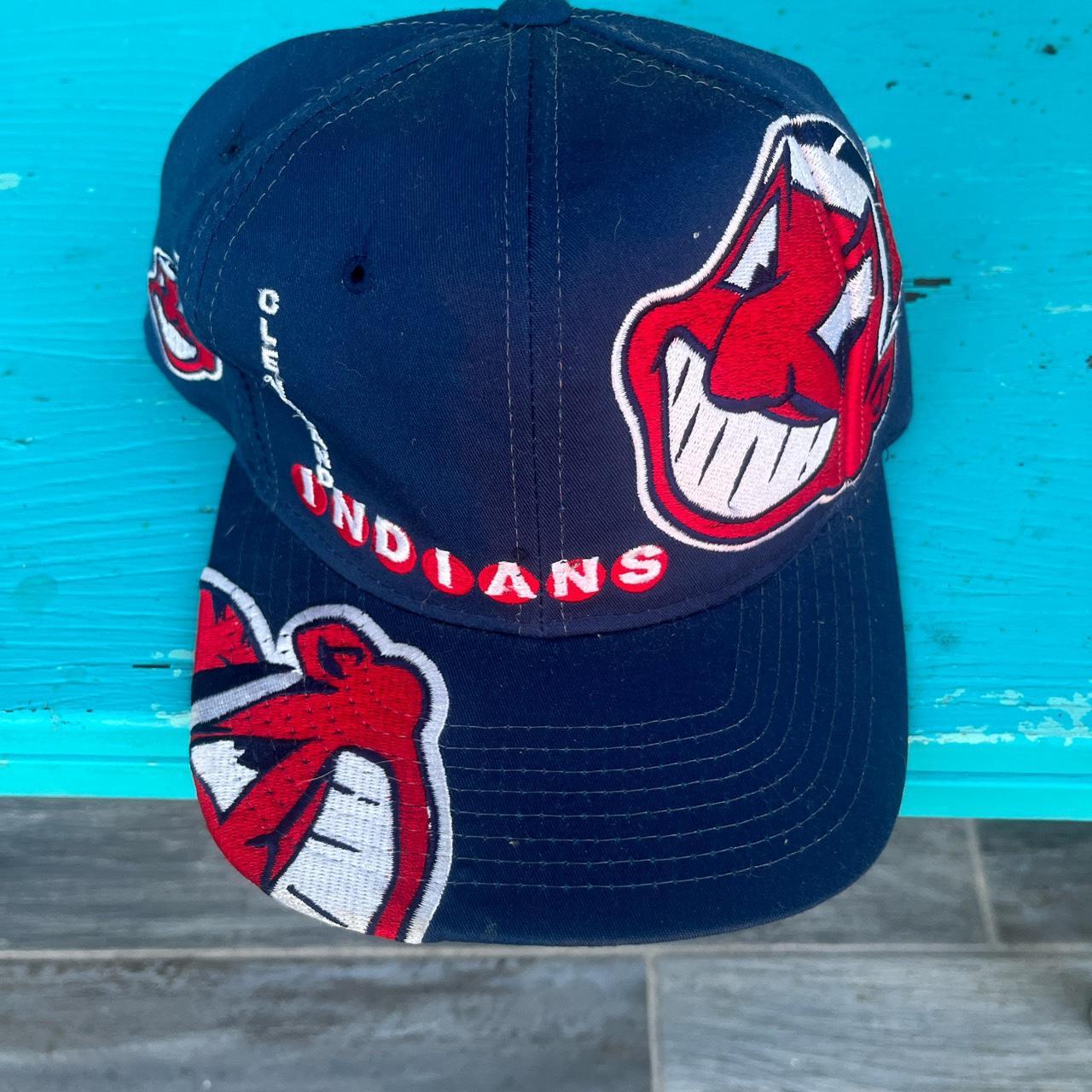 Vintage authentic Cleveland Indians Snapback Hat *RARE*