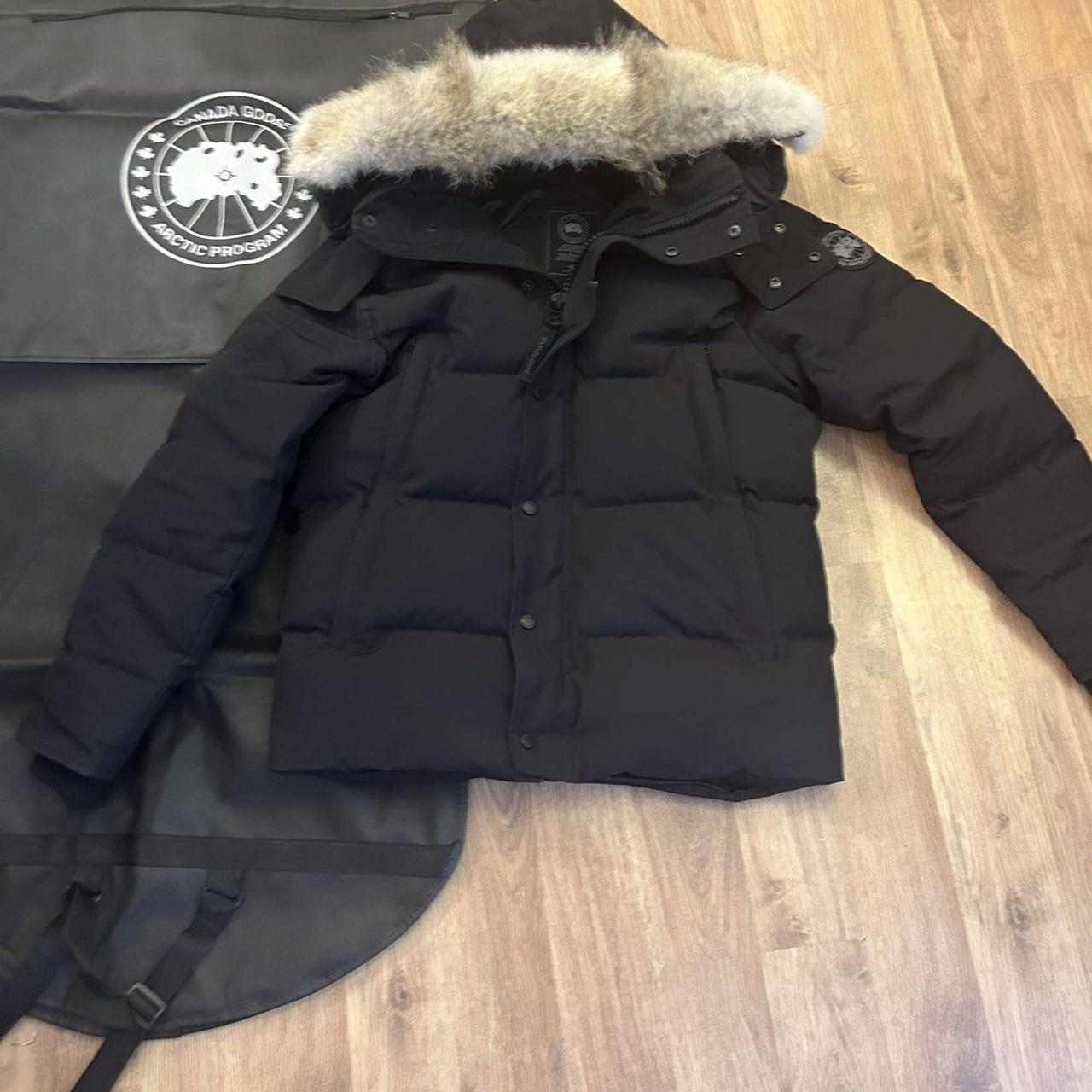 Black Badge Canada Goose Whyndam Parka Jacket Brand... - Depop