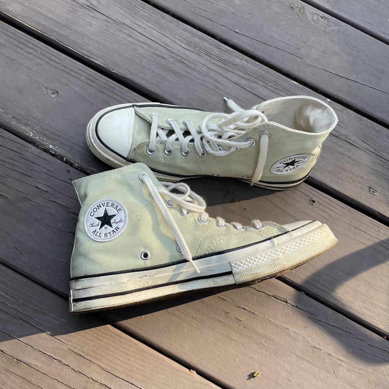 Converse Women's Sneakers Cream/Green US – Sage Green