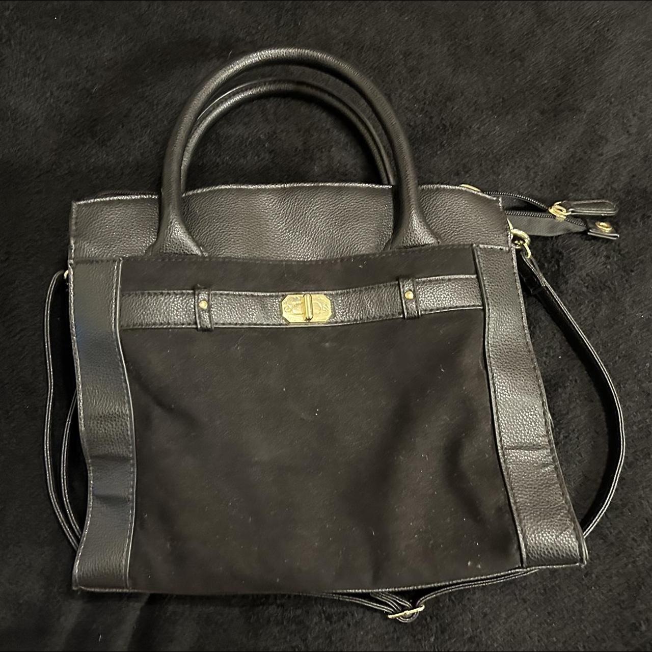 Medium size outlet black purse