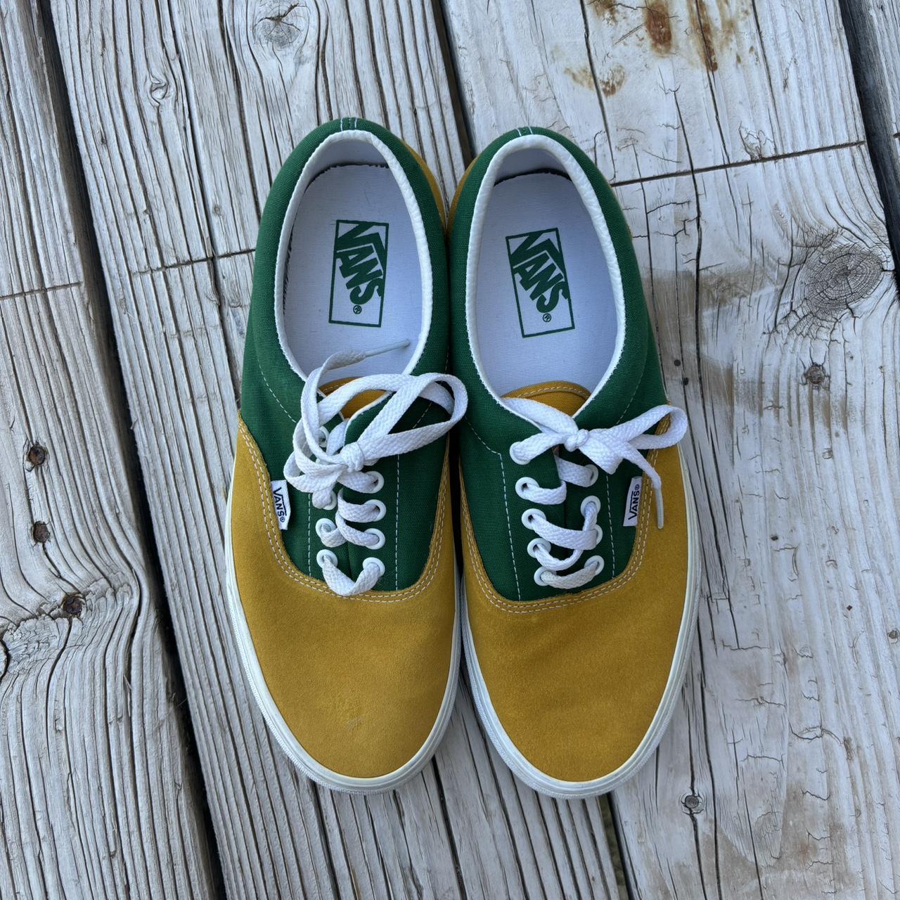 Green red blue yellow vans hotsell