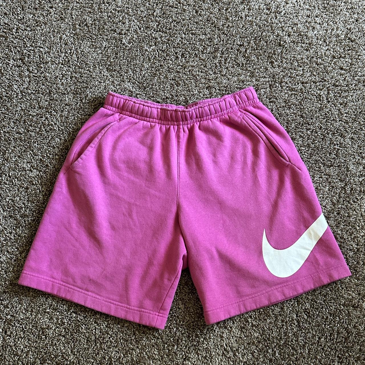 Pink Nike cotton shorts size small but run large Depop