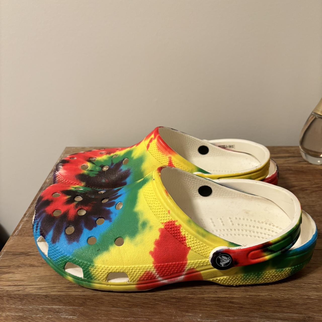 Rainbow Crocs - Depop