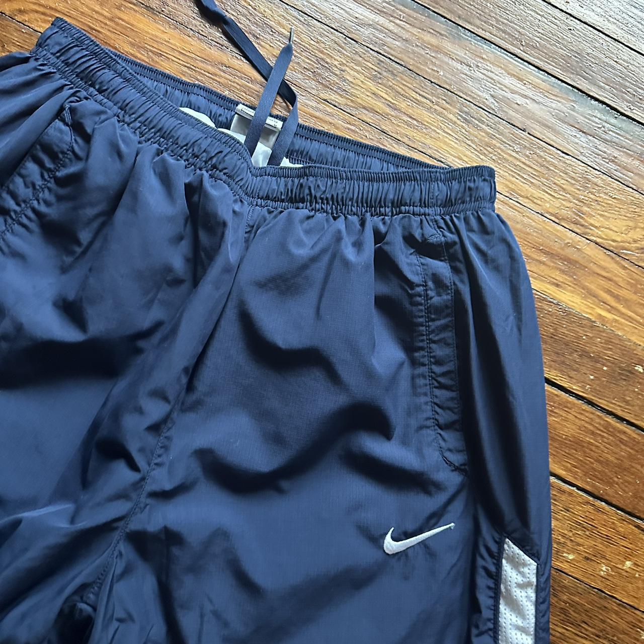 y2k Nike Check Swooshy Jogger Grunge Workwear Track... Depop