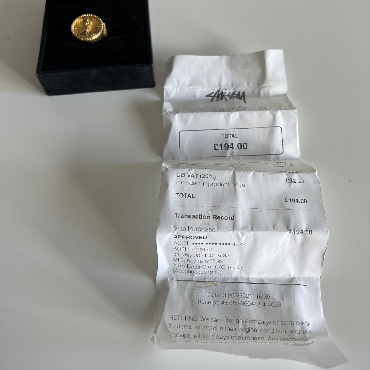 Here we have a stussy 40th anniversary ring from | Depop Here we have a stussy 40th anniversary ring from | Depop
