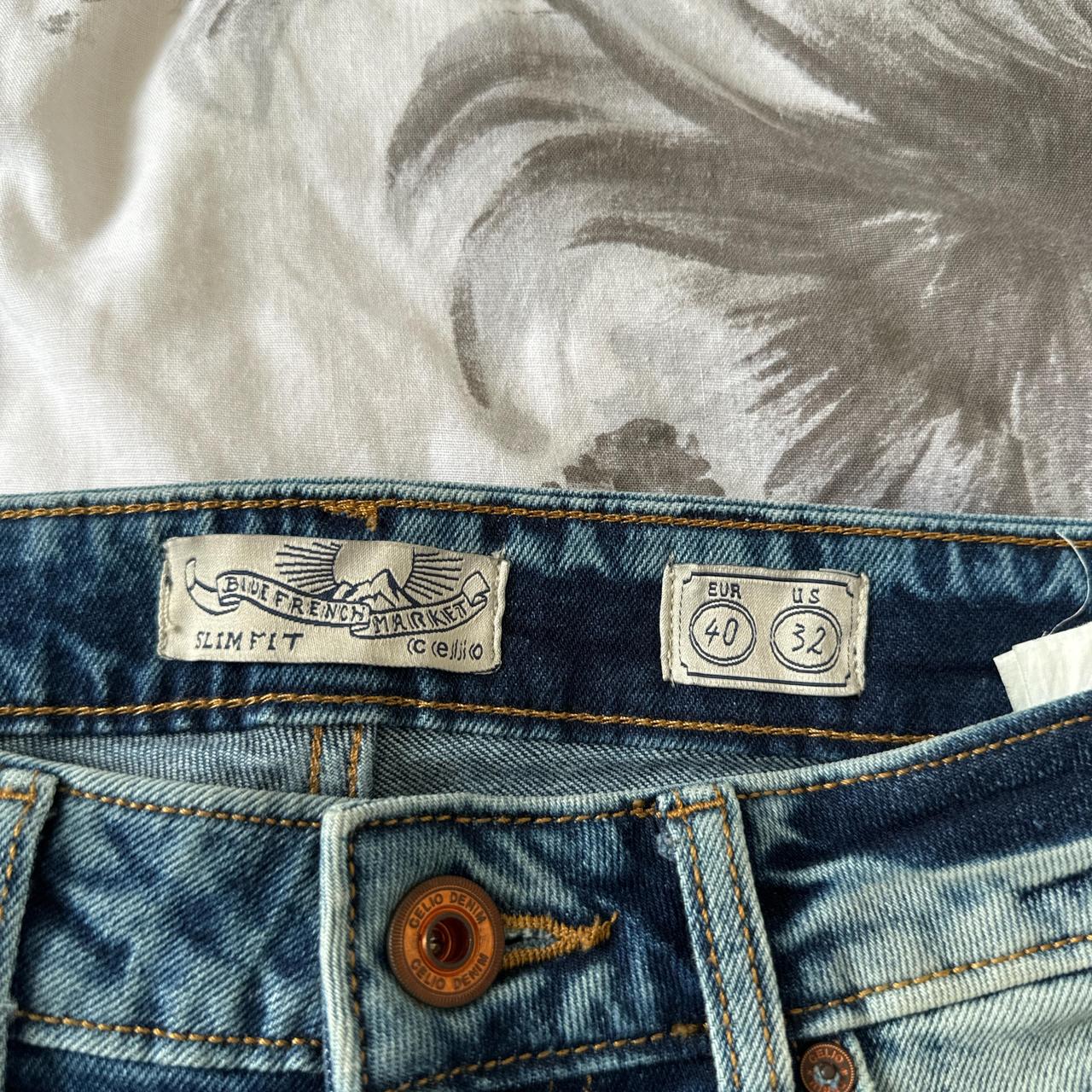Blue french market celio jeans new arrivals