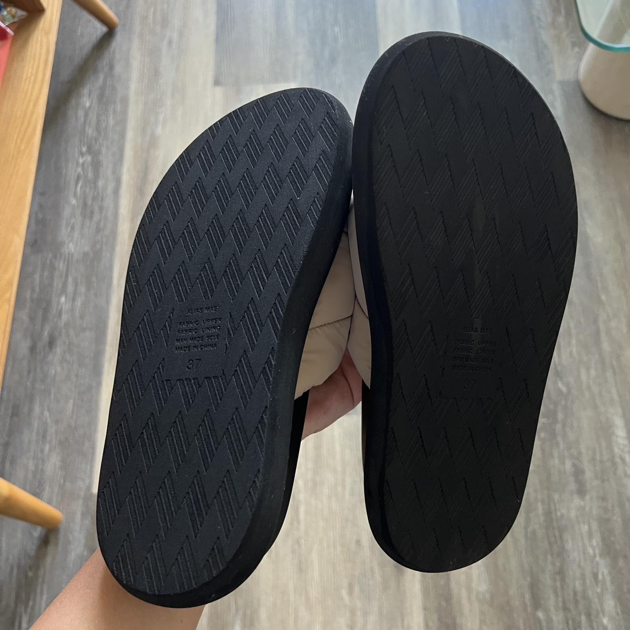 zara minimal flat sandals