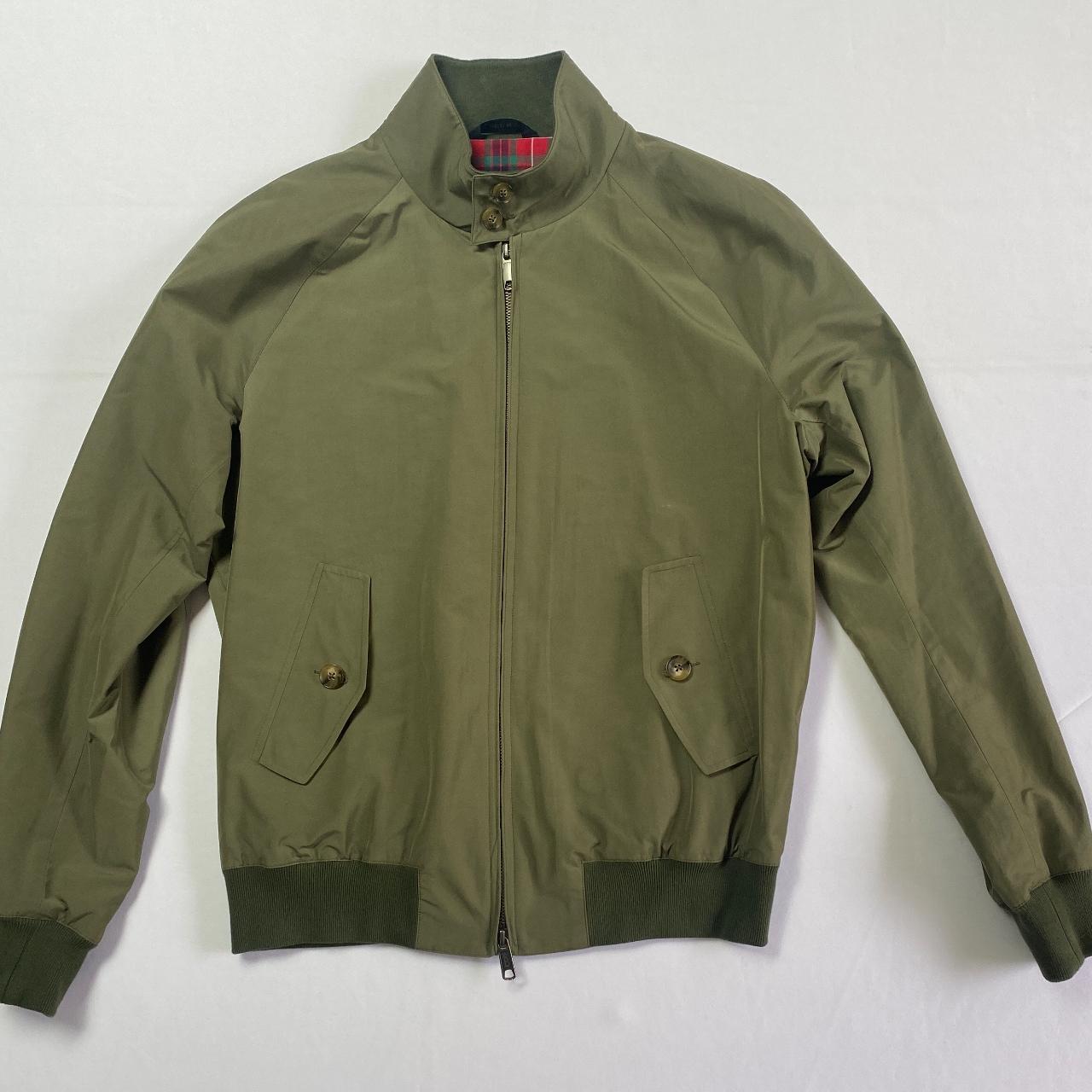 Army green Baracuta G9 Harrington jacket. Size 42.... - Depop