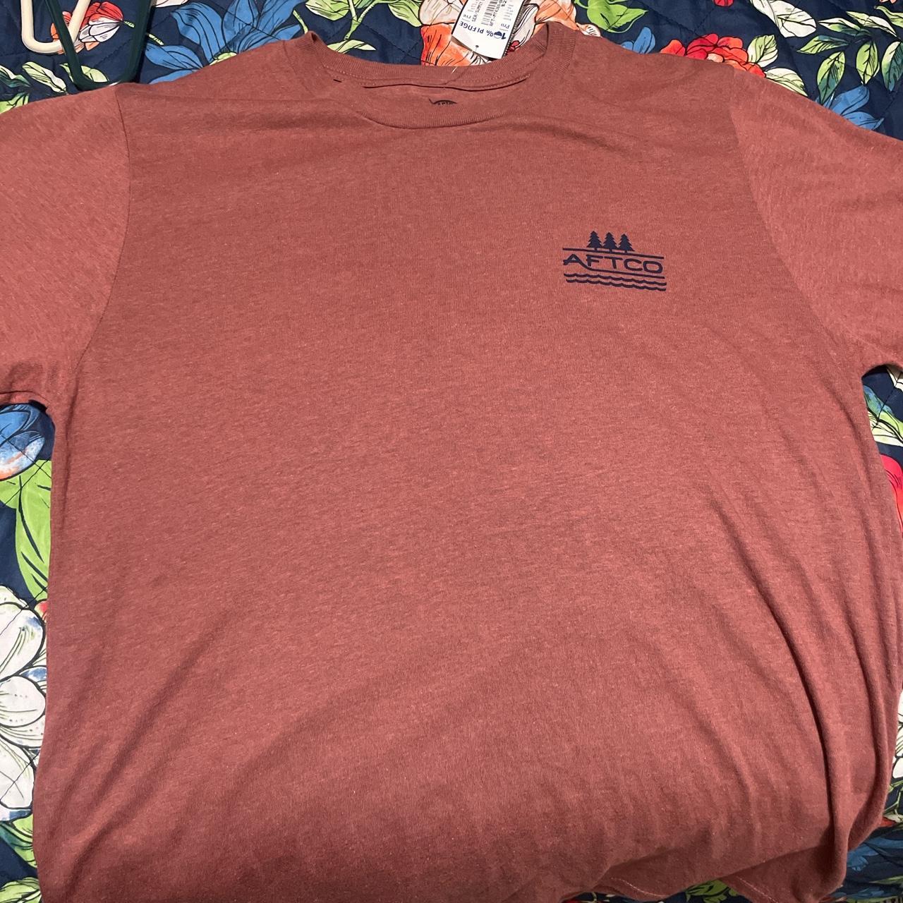 BRAND NEW AFTCO T SHIRT LONG SLEEVE MESSAGE FOR MORE... Depop