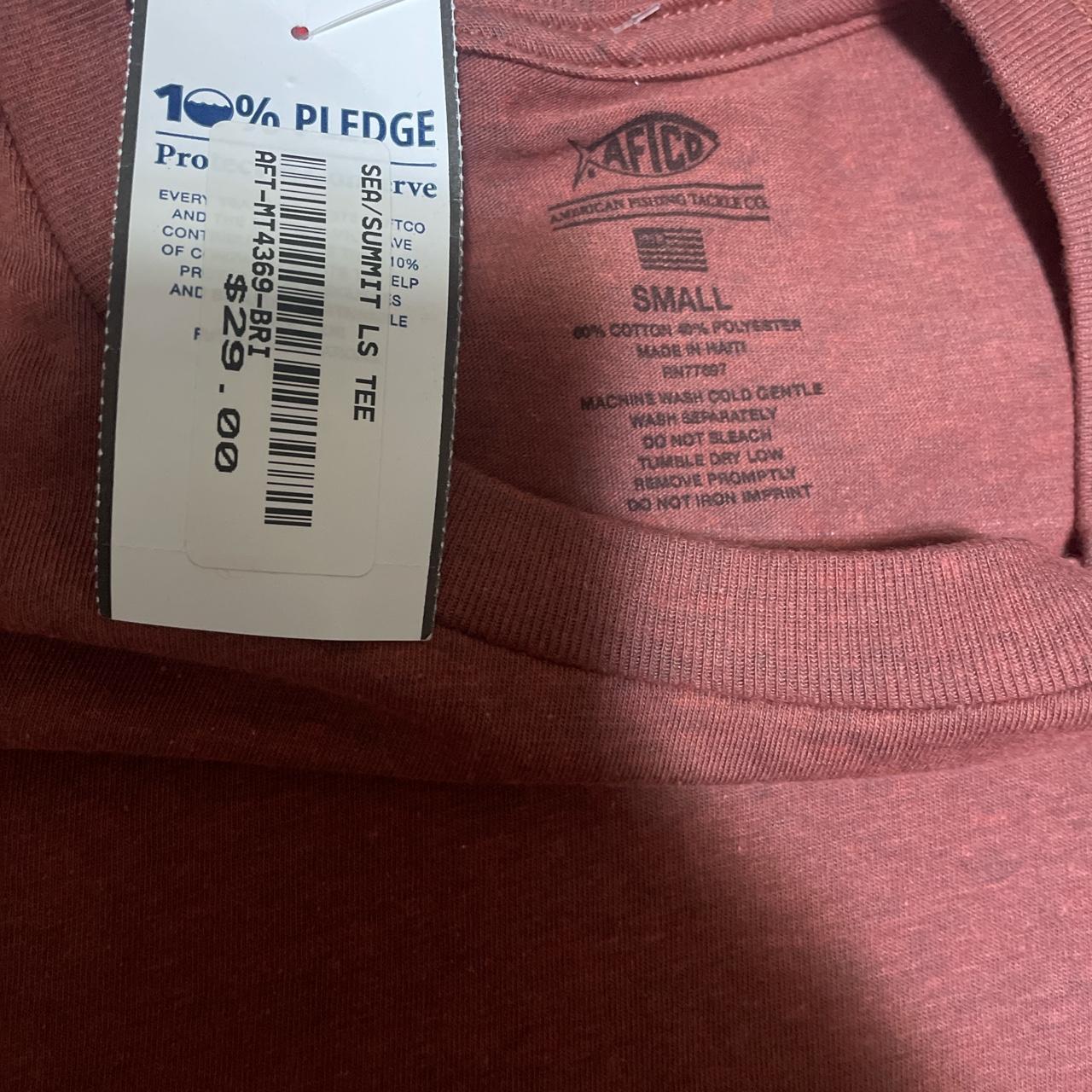 BRAND NEW AFTCO T SHIRT LONG SLEEVE MESSAGE FOR MORE... Depop