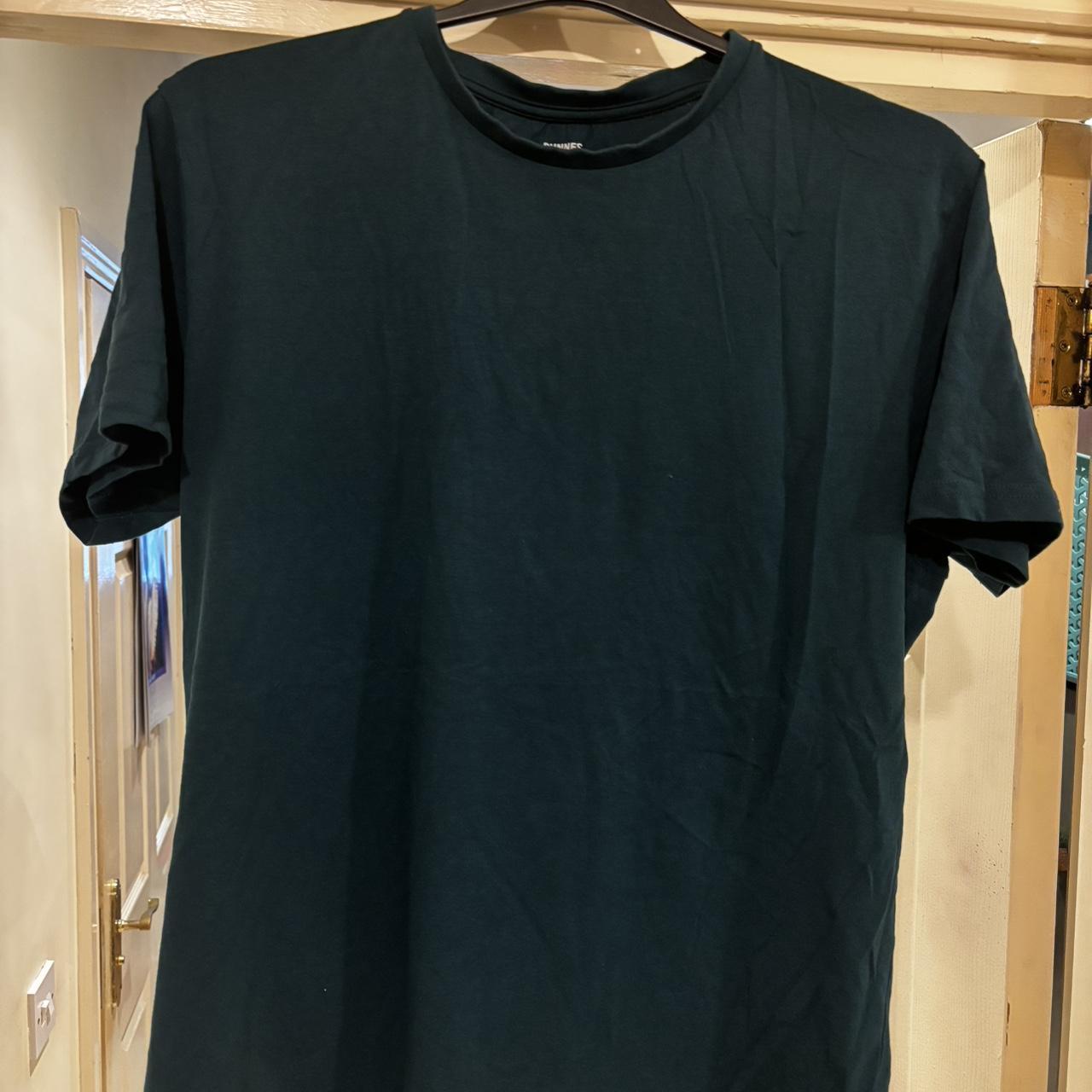Green Dunnes stores slim fit T-shirt - Depop