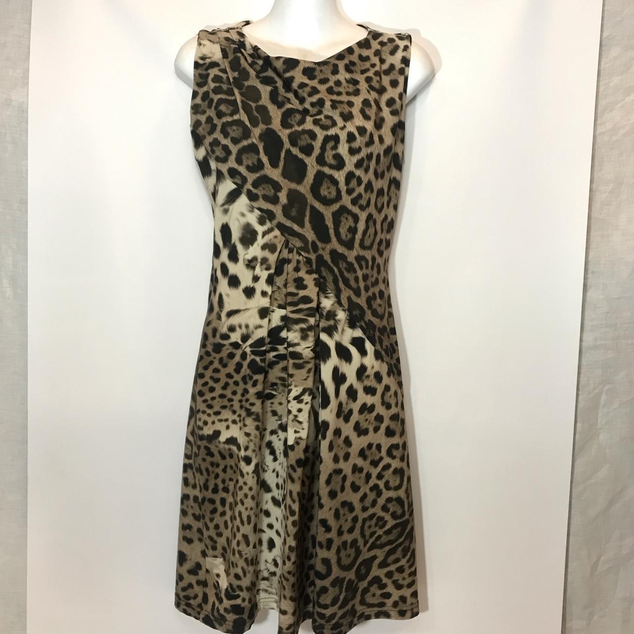 Leopard print dress top designer