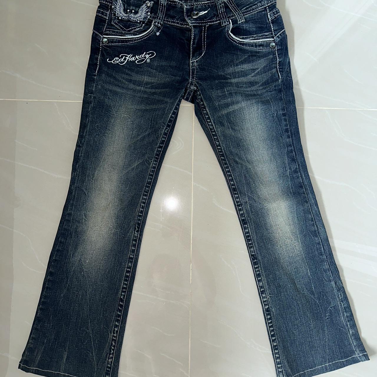 Ed Hardy x Red Pepper jeans #edhardy #redpepper #y2k | Depop