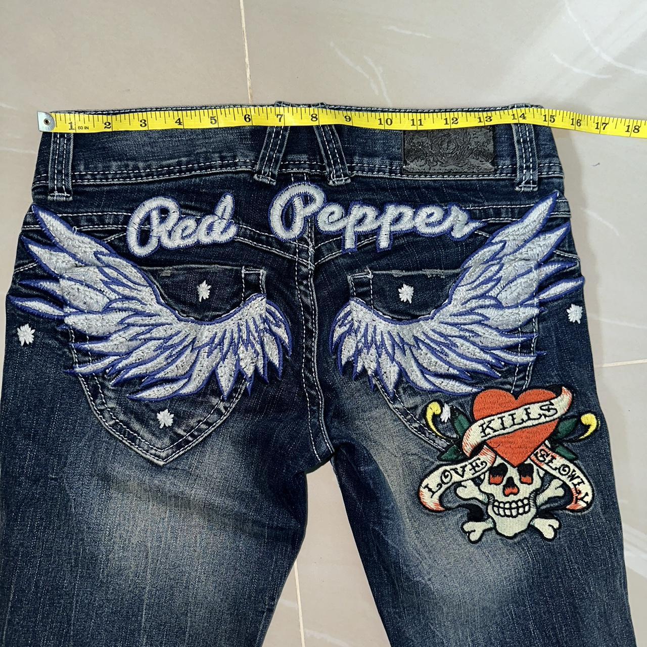 Ed Hardy×Red Pepper デニム size25 Ed Hardy x Red Pepper jeans #edhardy #redpepper #y2k | Depop