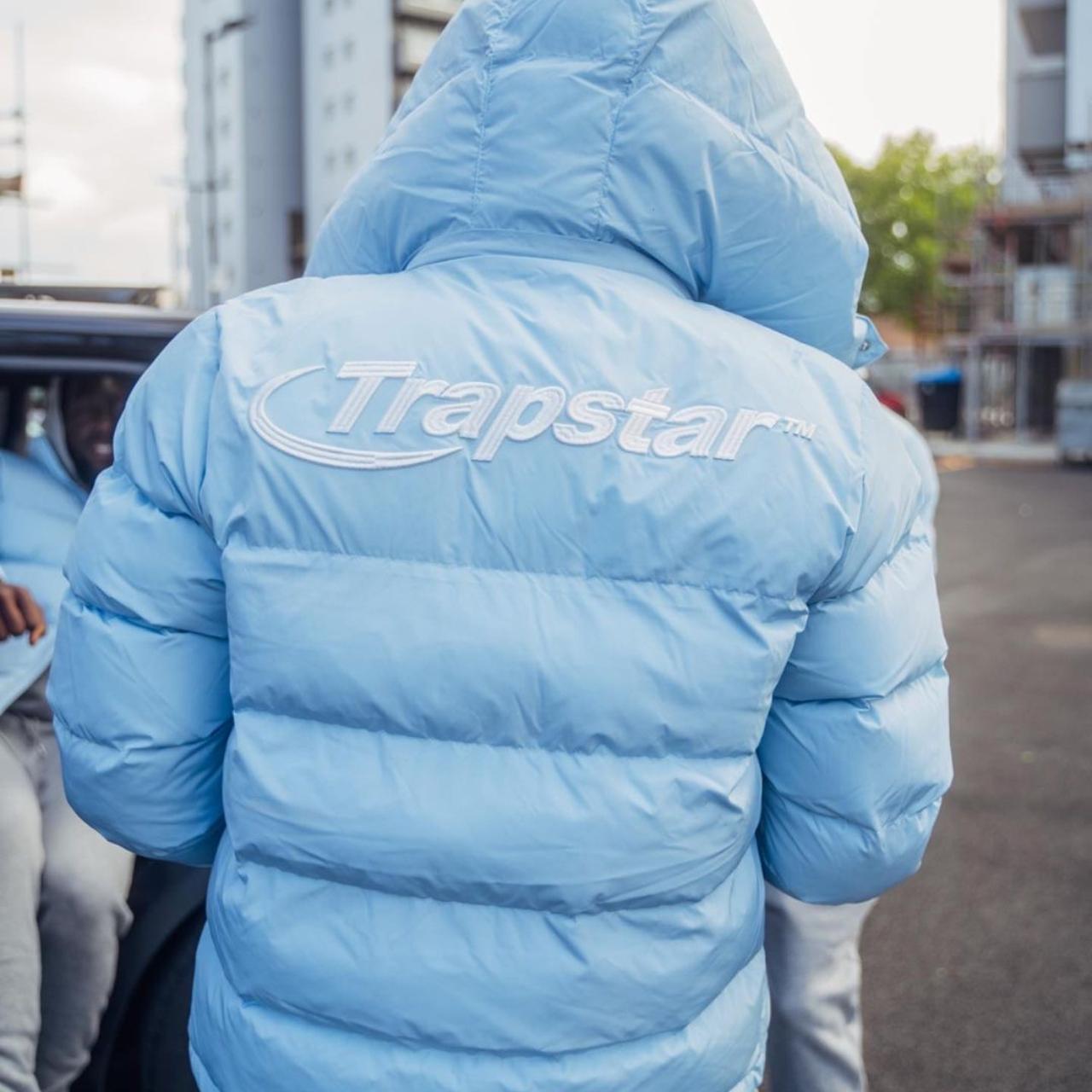 TRAPSTAR jacket light blue 2 divisible... Depop