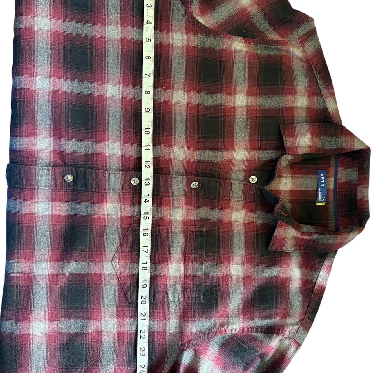 Apt. 9 Men's Shirt - Red/Multi - XXL – Apt. 9 Men… - image 4