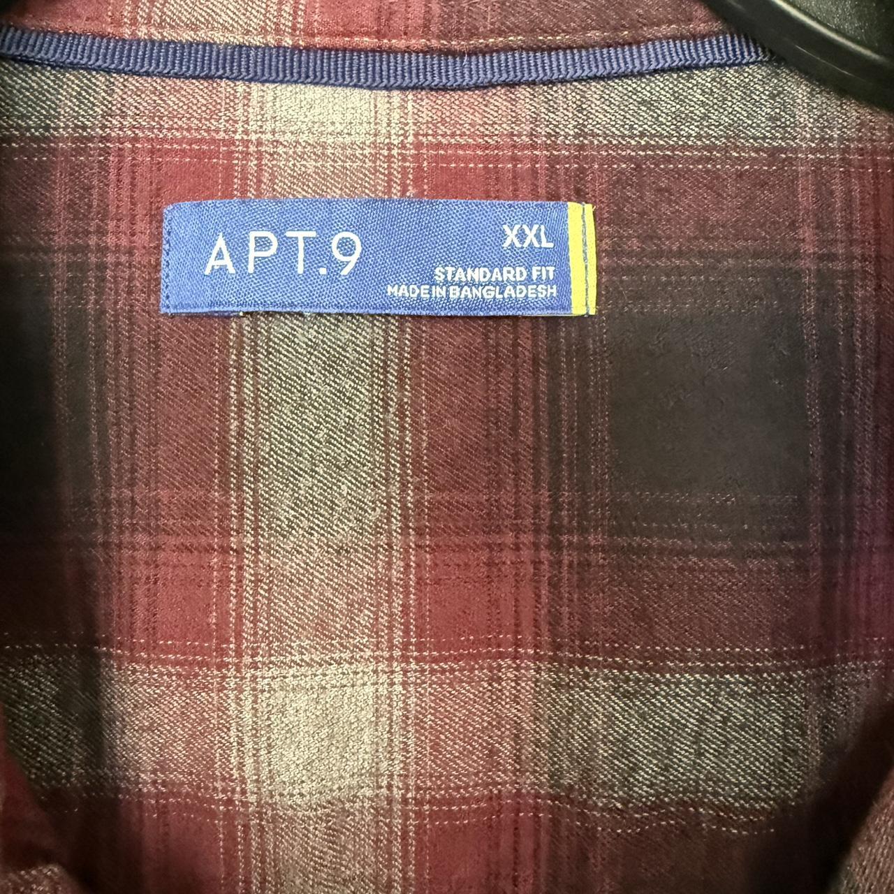 Apt. 9 Men's Shirt - Red/Multi - XXL – Apt. 9 Men… - image 5